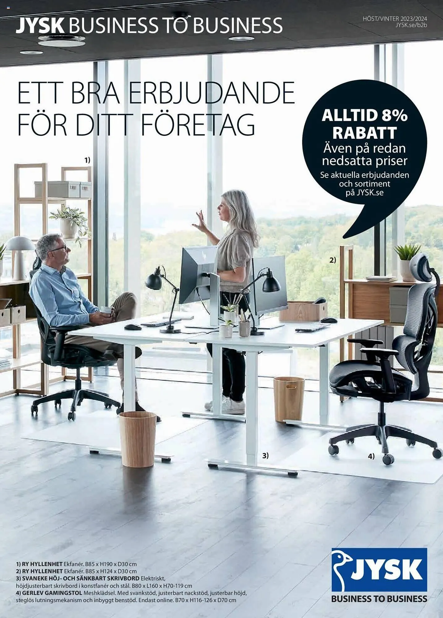JYSK reklamblad från 1 september till 31 december 2023 - Reklamblad sidor 1