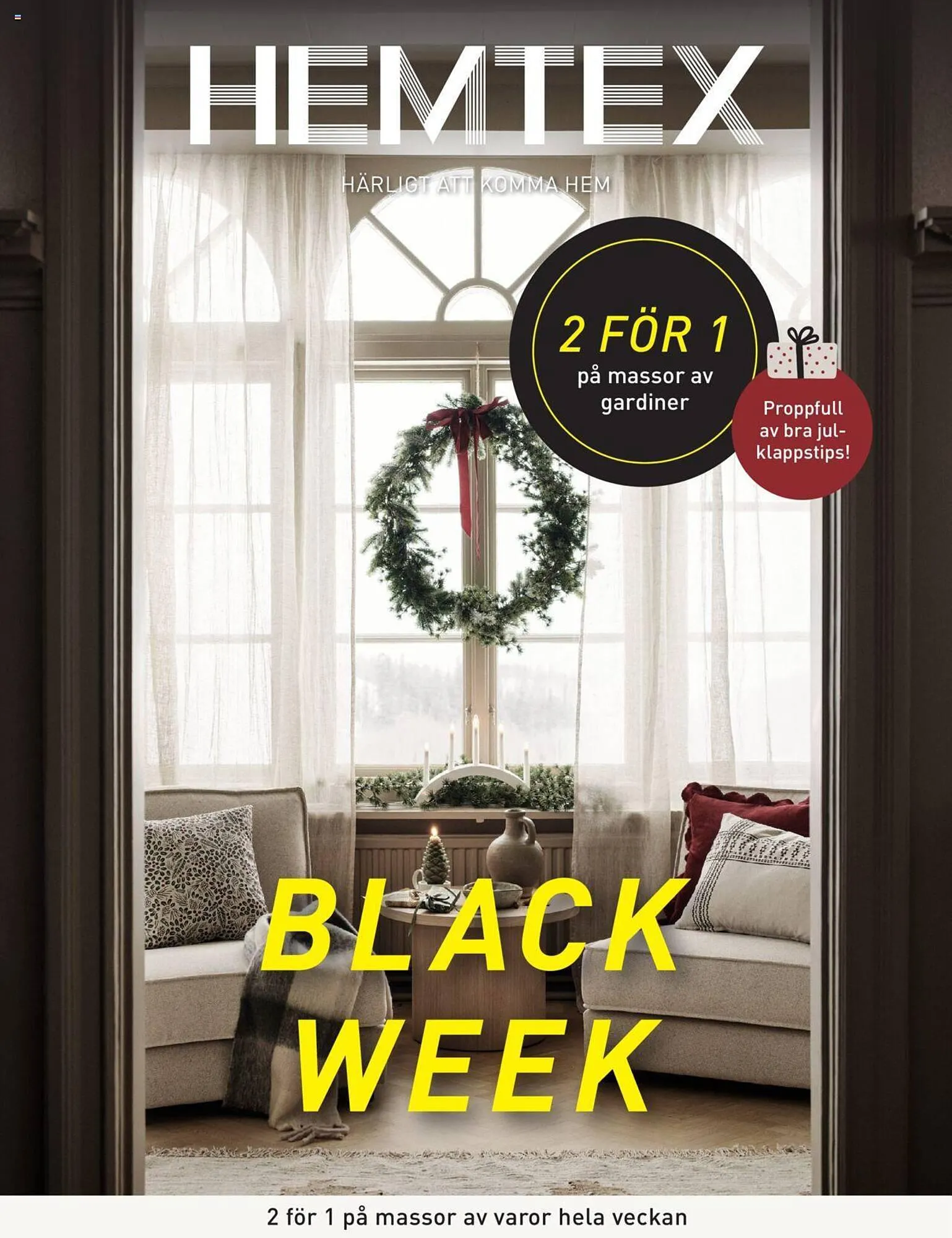Hemtex reklamblad från 20 november till 26 november 2023 - Reklamblad sidor 1