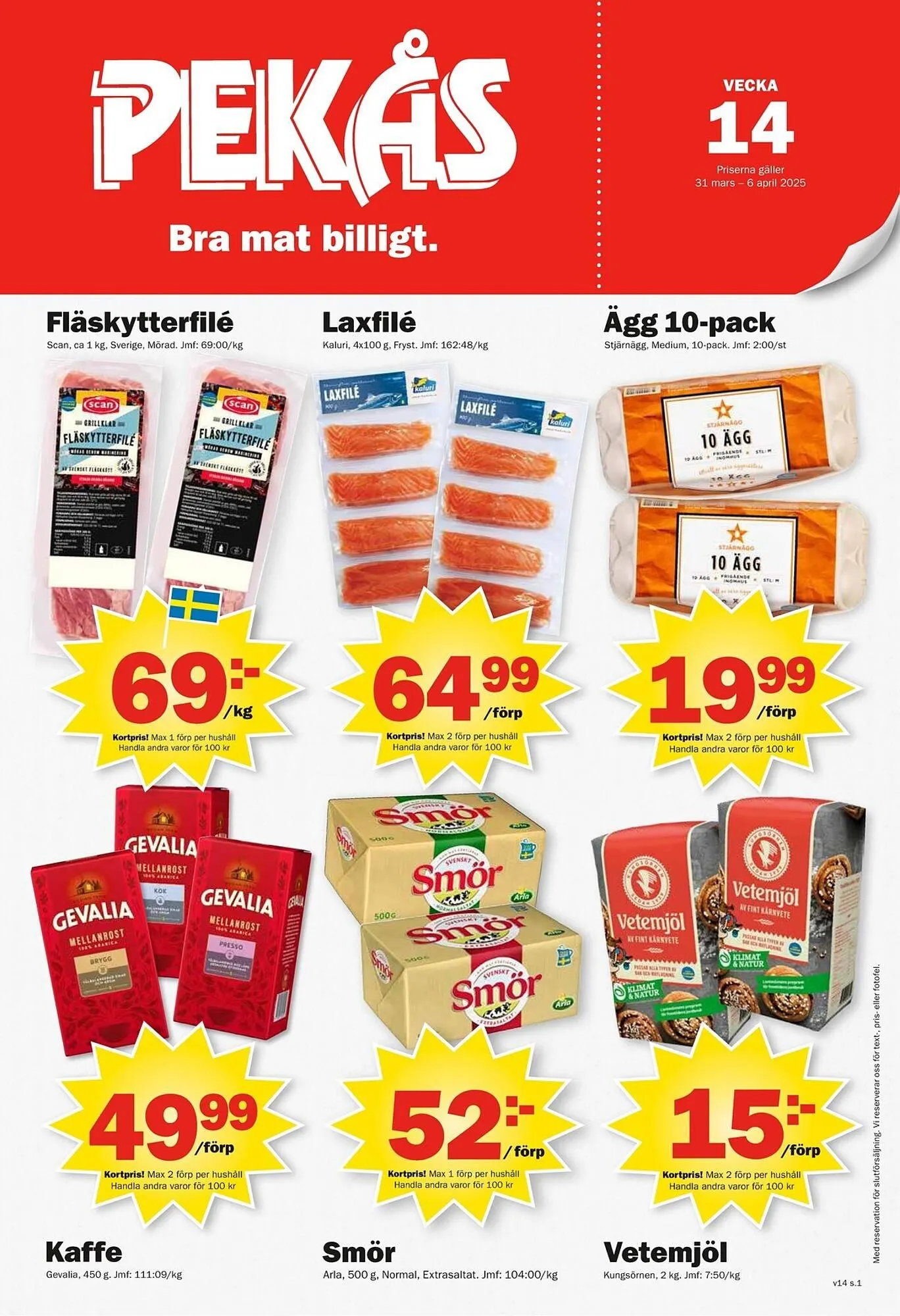Pekås reklamblad - 1