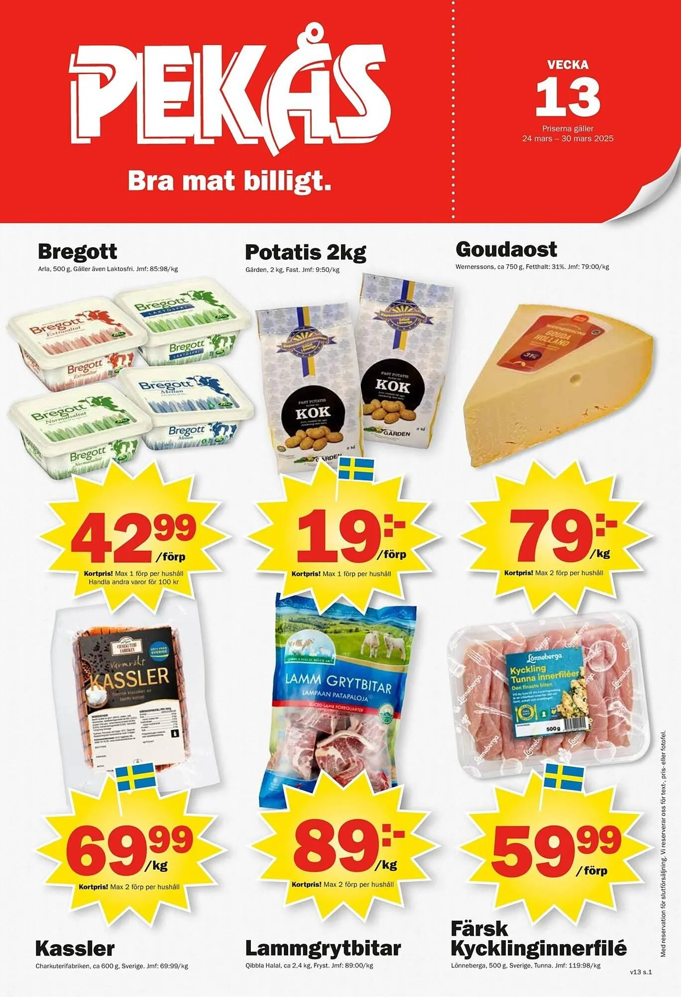 Pekås reklamblad - 1