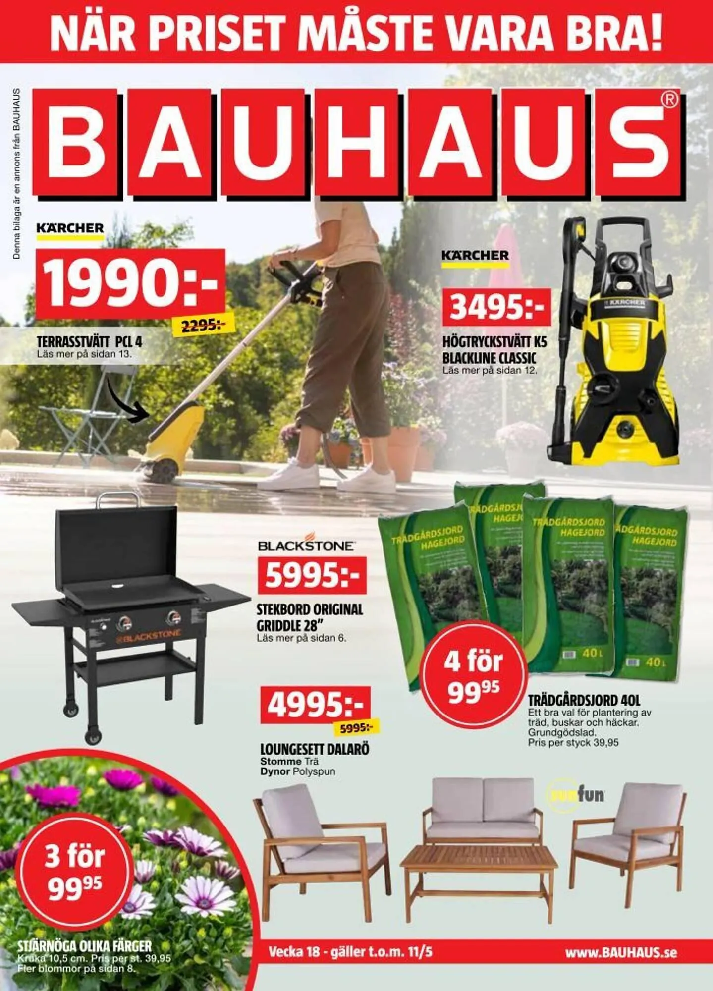 Bauhaus reklamblad från 28 april till 11 maj 2025 - Reklamblad sidor 1
