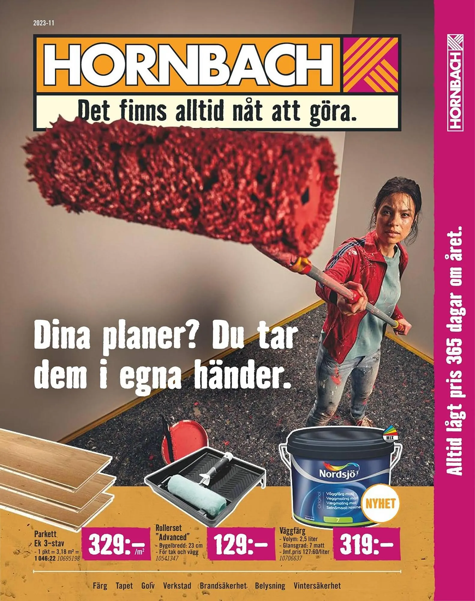 Hornbach reklamblad från 27 oktober till 22 november 2023 - Reklamblad sidor 1