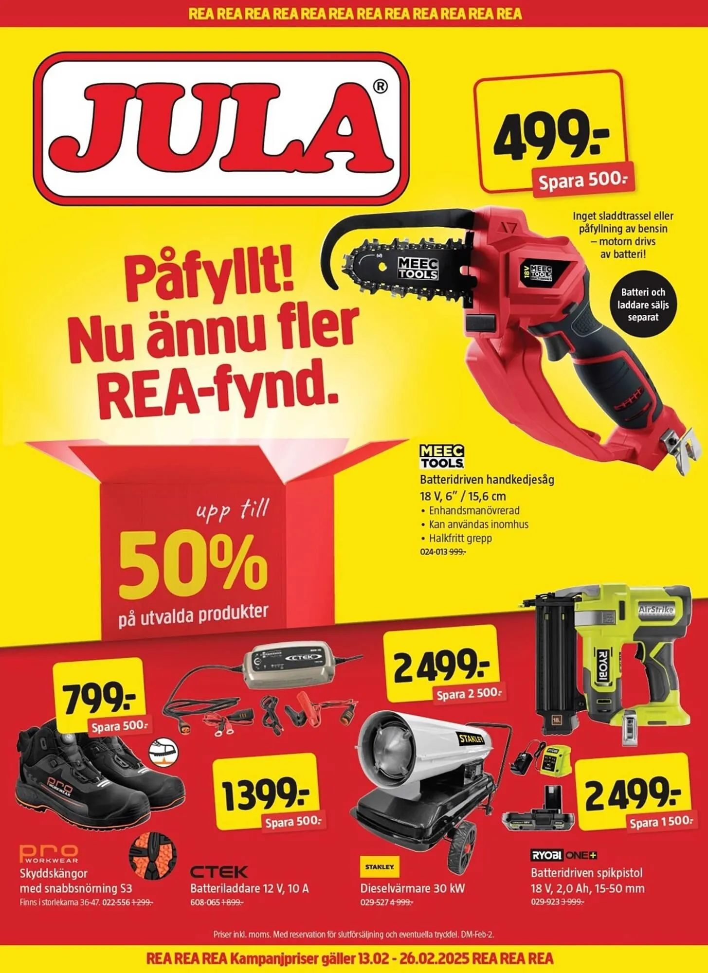 Jula reklamblad från 13 februari till 26 februari 2026 - Reklamblad sidor 1