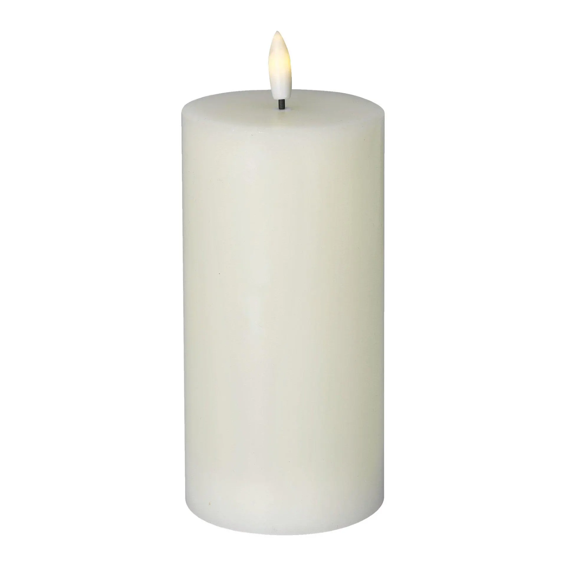 Blockljus med flammande låga LED 15 cm