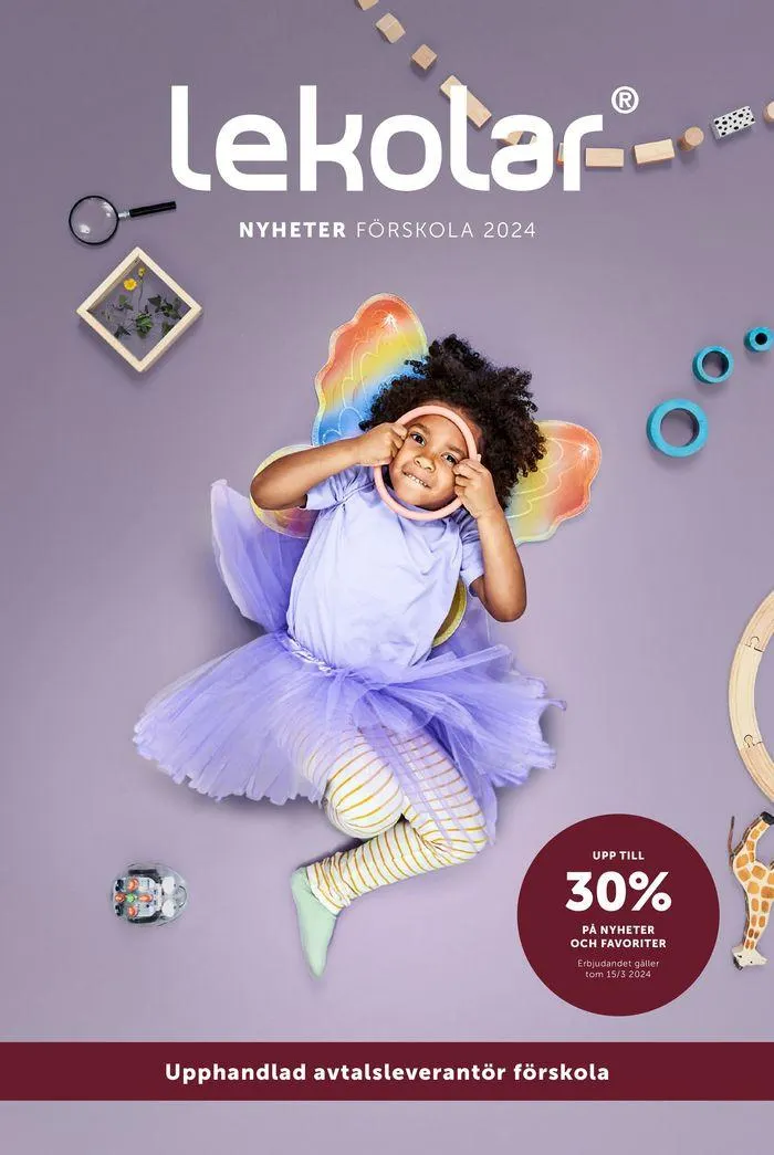 Nyheter forskola 2024 från 23 februari till 31 december 2024 - Reklamblad sidor 1