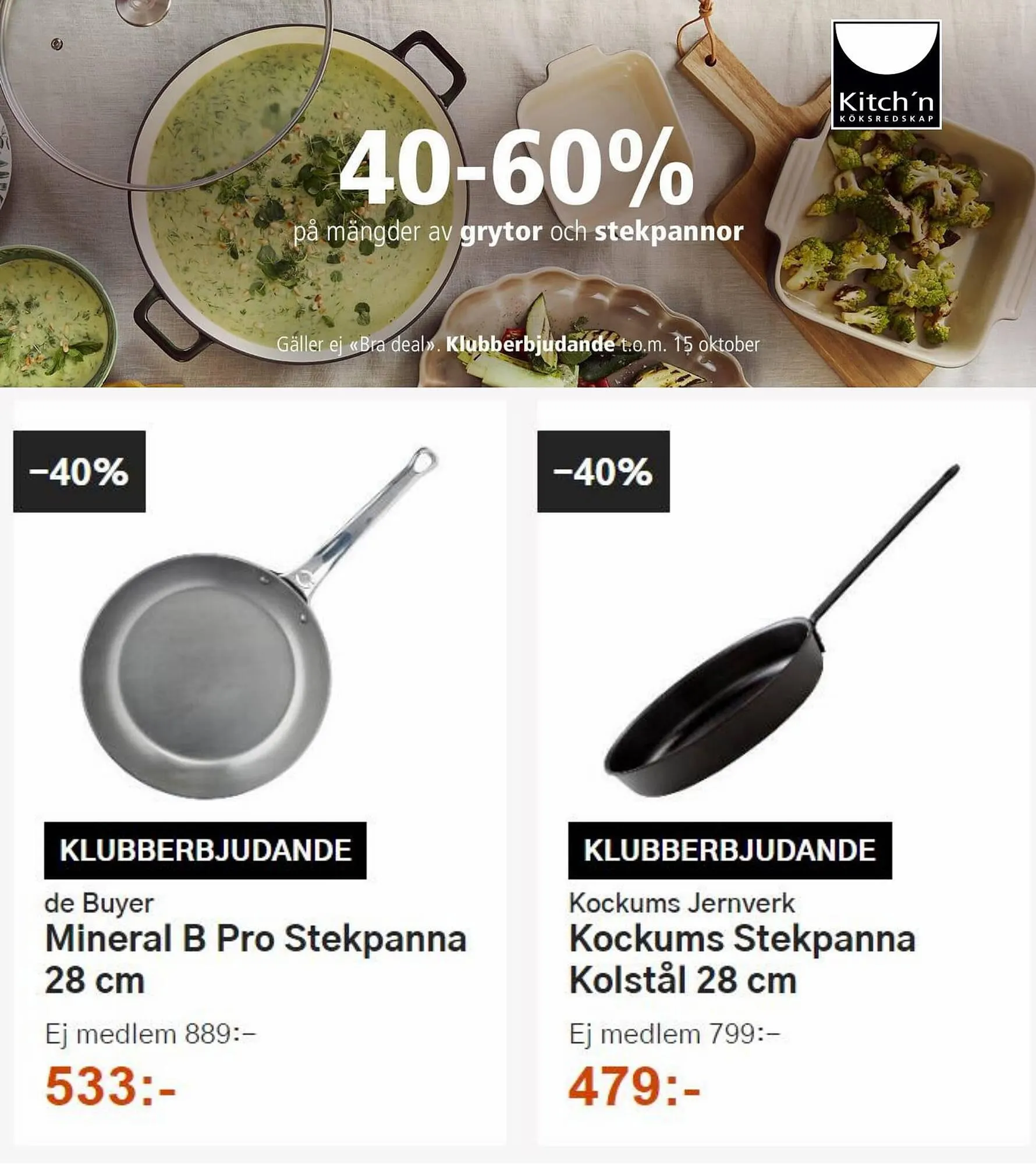 Kitch'n reklamblad från 9 oktober till 15 oktober 2023 - Reklamblad sidor 1