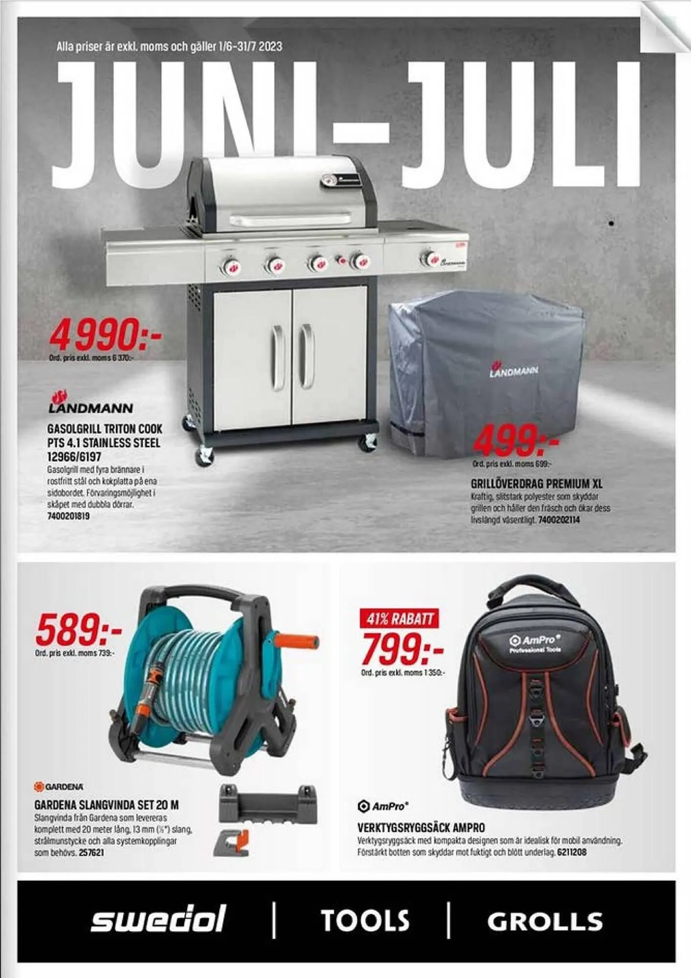 Tools reklamblad från 1 juni till 31 juli 2023 - Reklamblad sidor 1