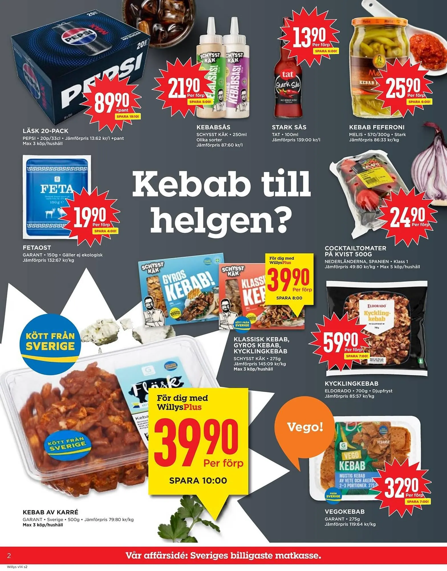 Willys reklamblad från 1 april till 7 april 2024 - Reklamblad sidor 2
