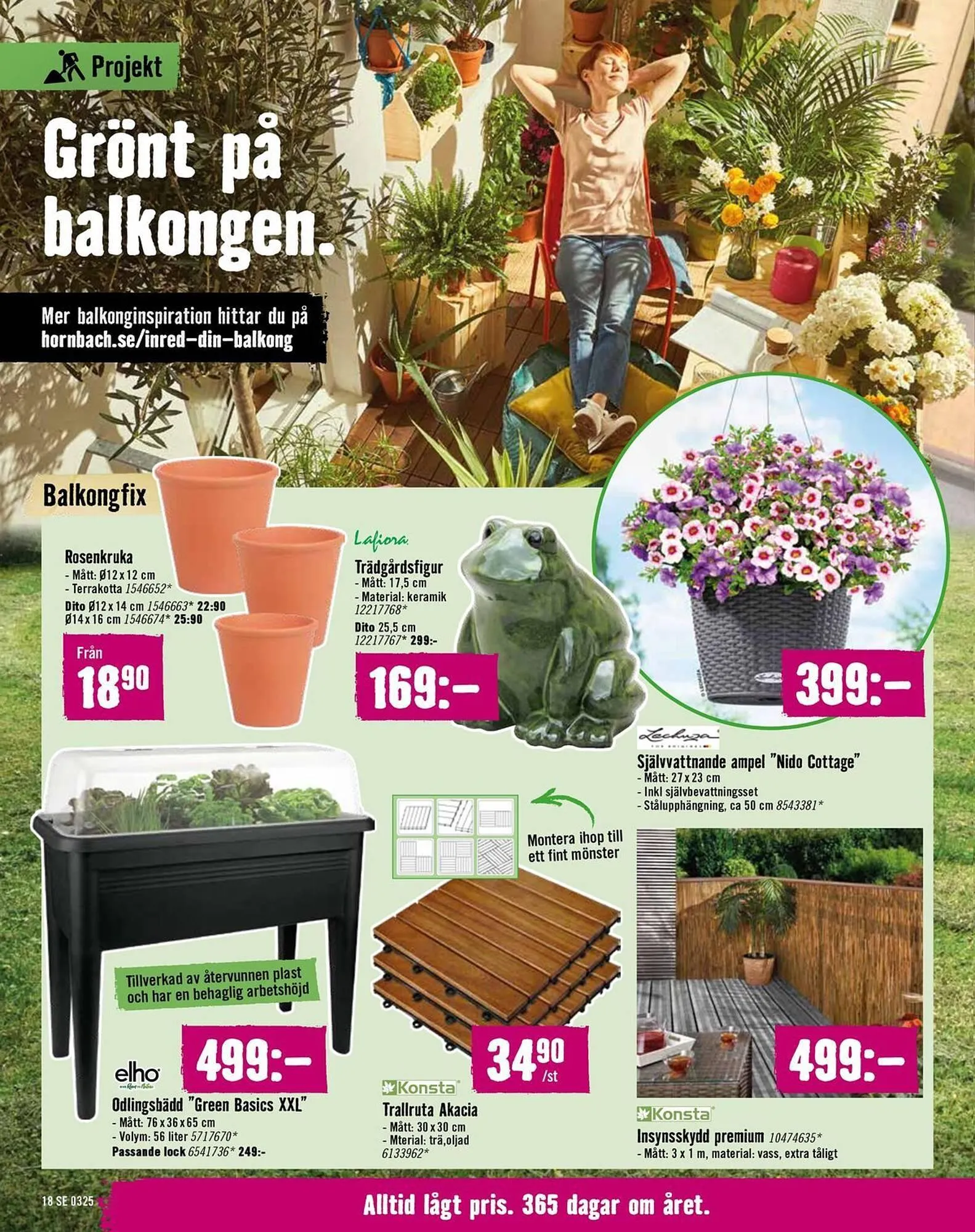 Hornbach reklamblad från 11 mars till 31 mars 2025 - Reklamblad sidor 18