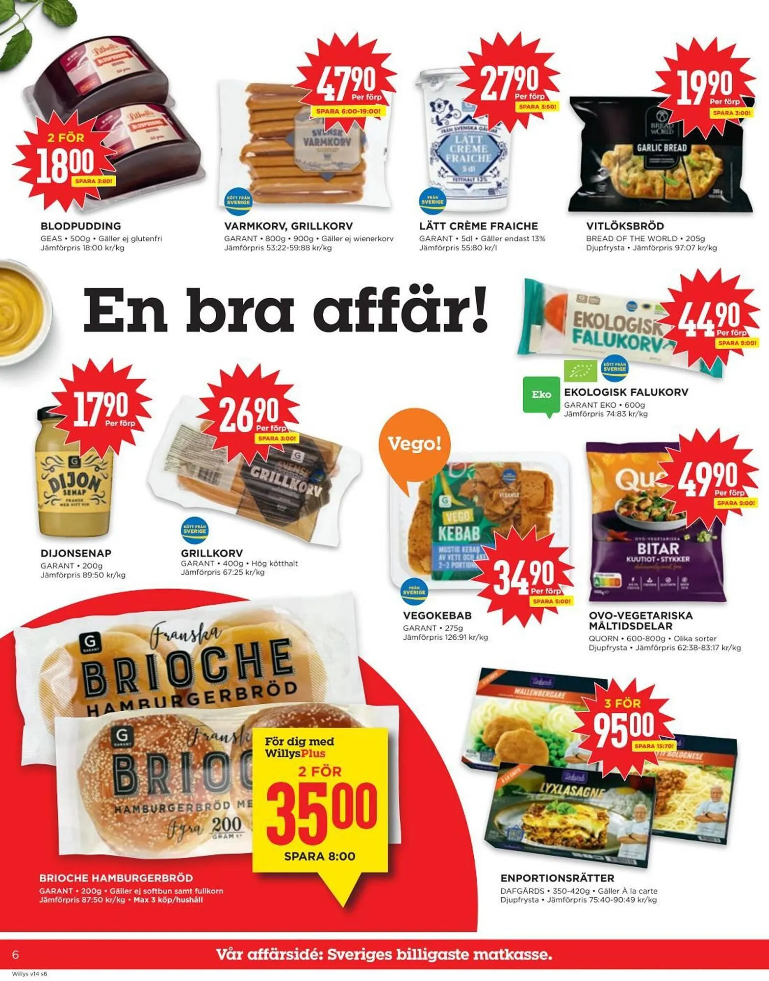 Willys reklamblad från 31 mars till 6 april 2025 - Reklamblad sidor 6