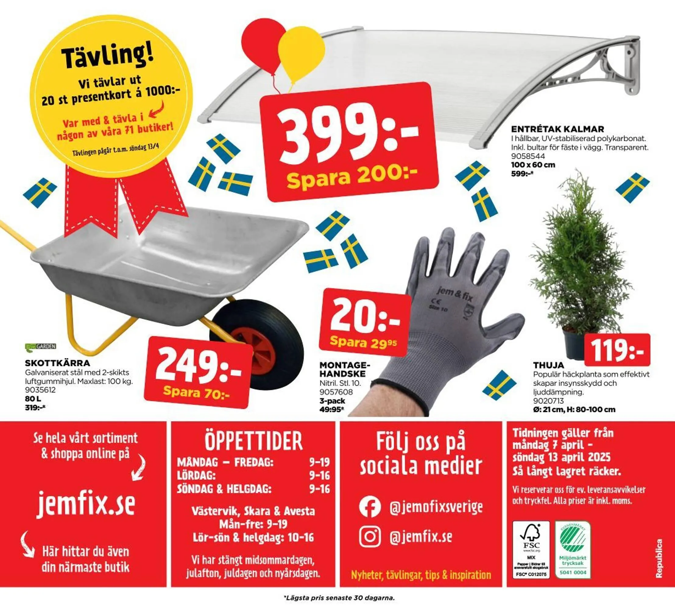 Jem&Fix reklamblad från 7 april till 13 april 2025 - Reklamblad sidor 20
