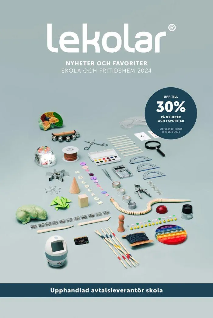 Nyheter och favoriter skola och fritidshem 2024 från 23 februari till 31 december 2024 - Reklamblad sidor 1