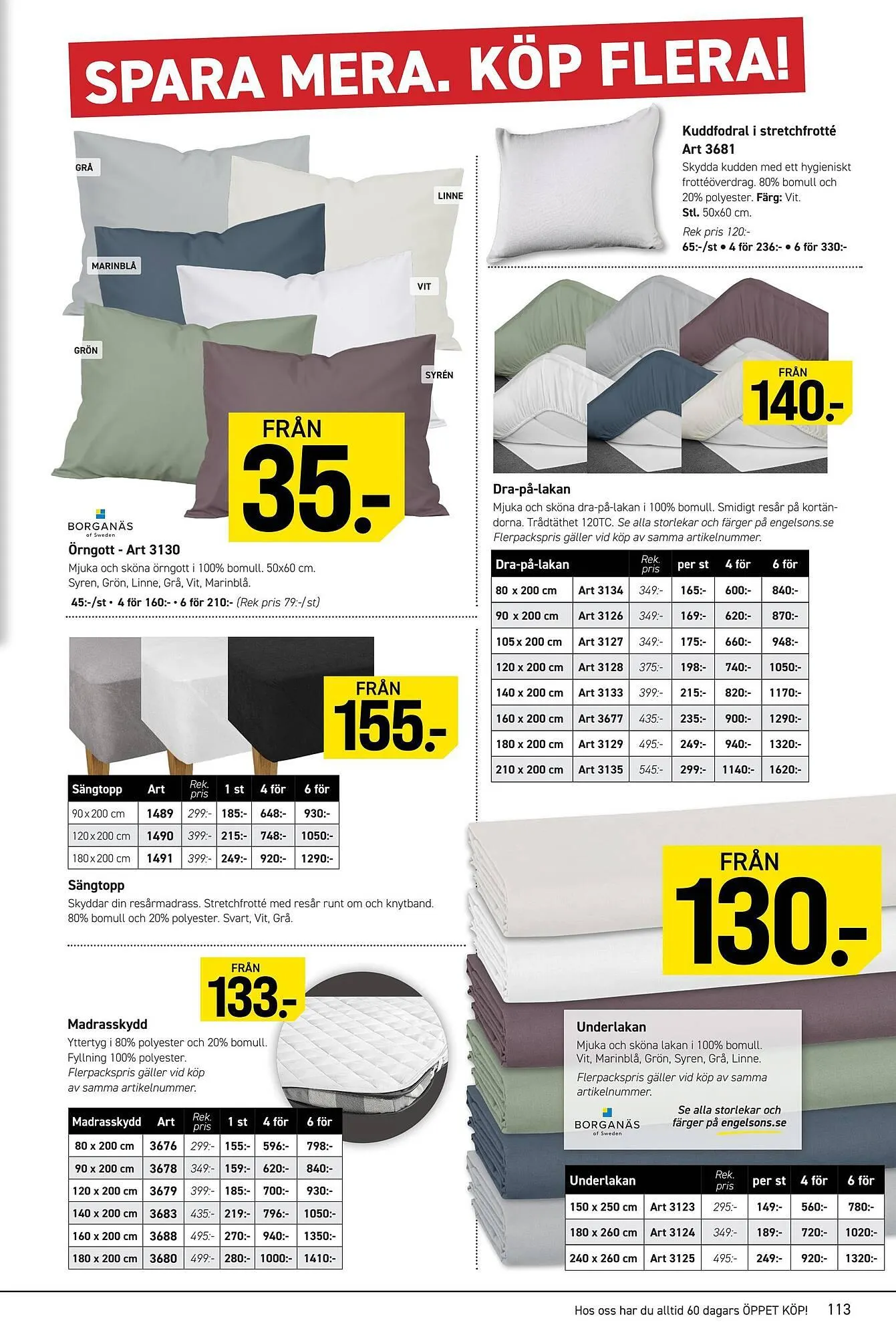 Engelsons reklamblad från 17 mars till 24 mars 2025 - Reklamblad sidor 113