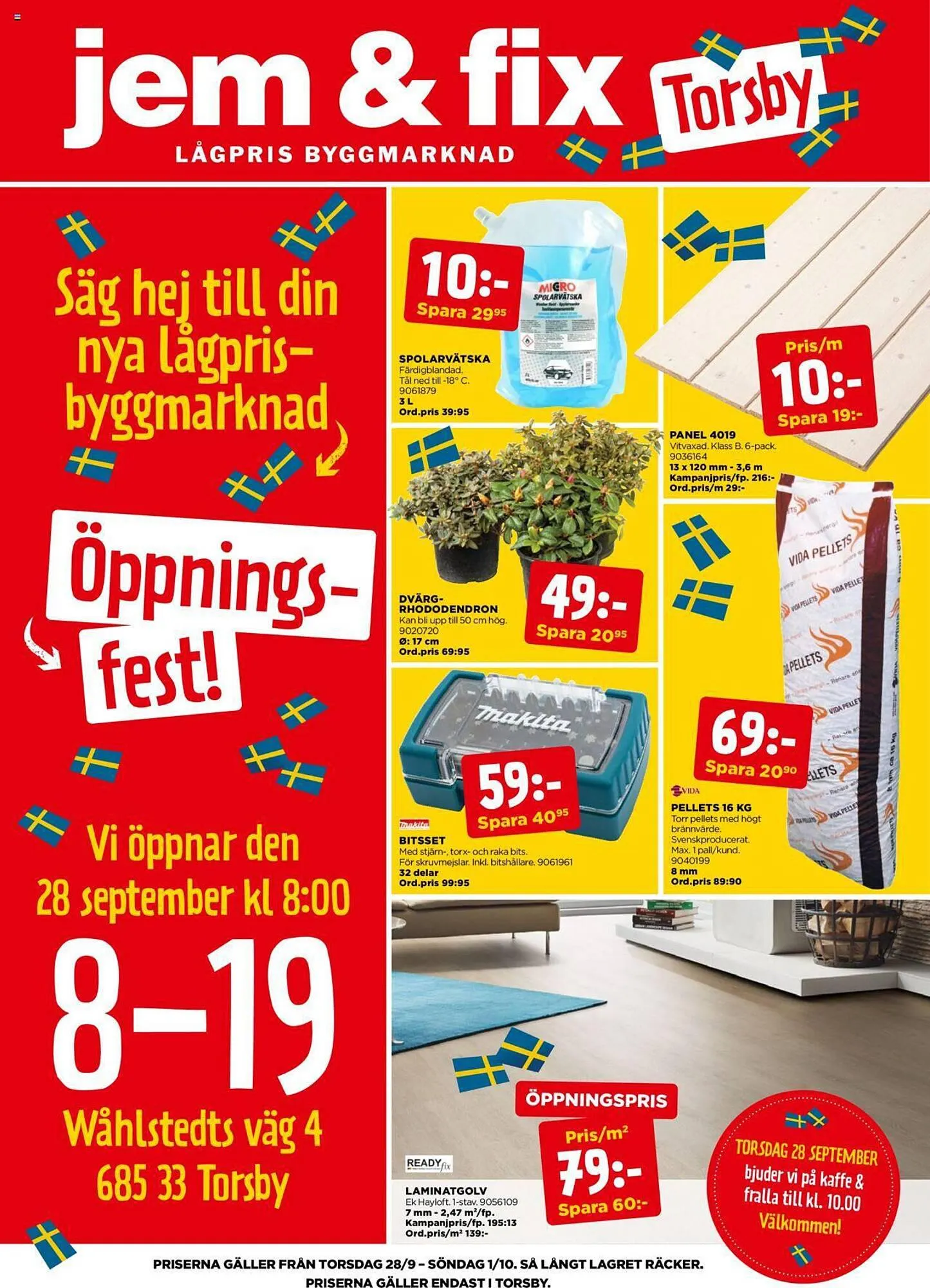 Jem&Fix reklamblad från 28 september till 1 oktober 2023 - Reklamblad sidor 1