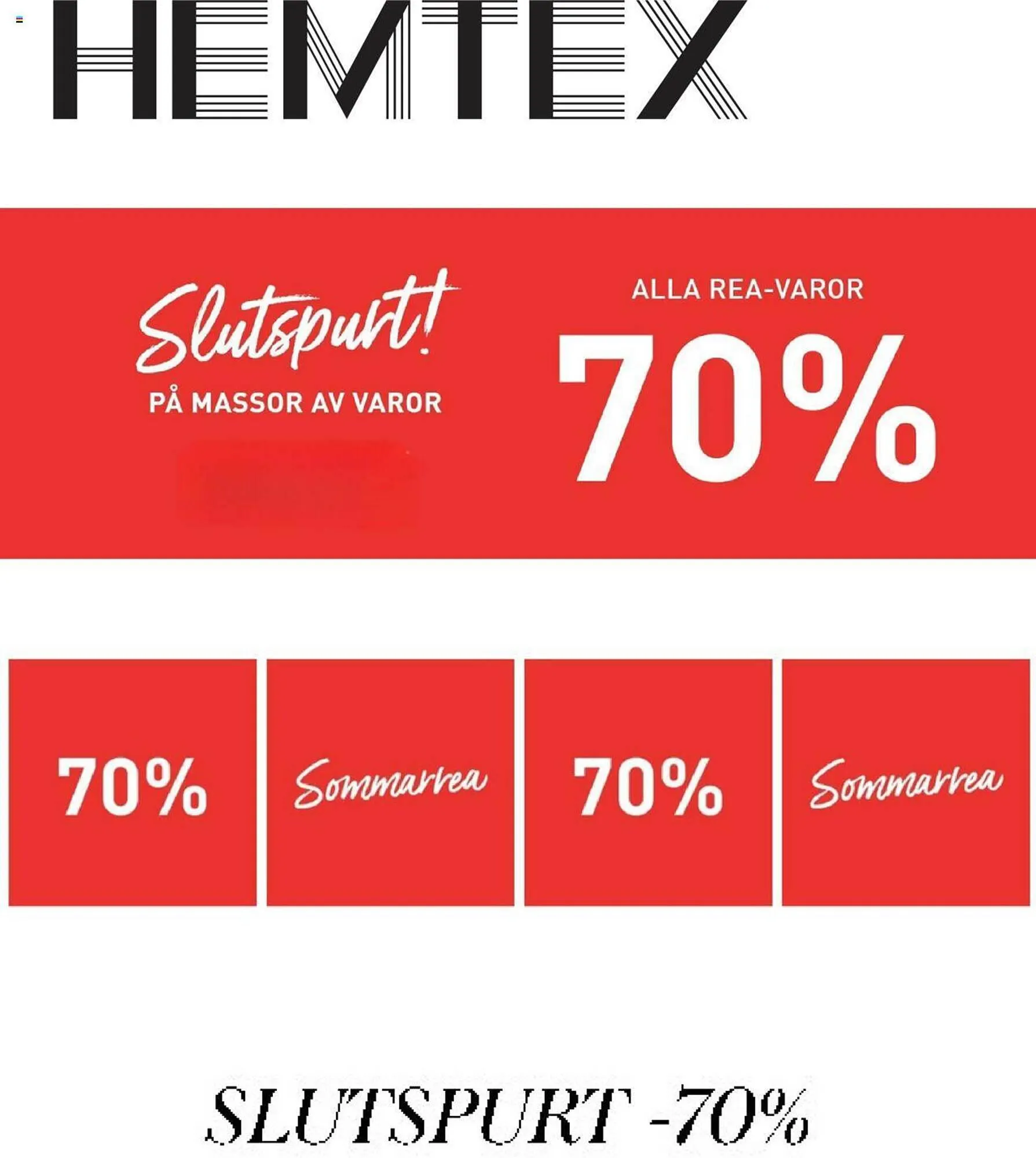 Hemtex reklamblad från 23 juli till 2 september 2023 - Reklamblad sidor 1