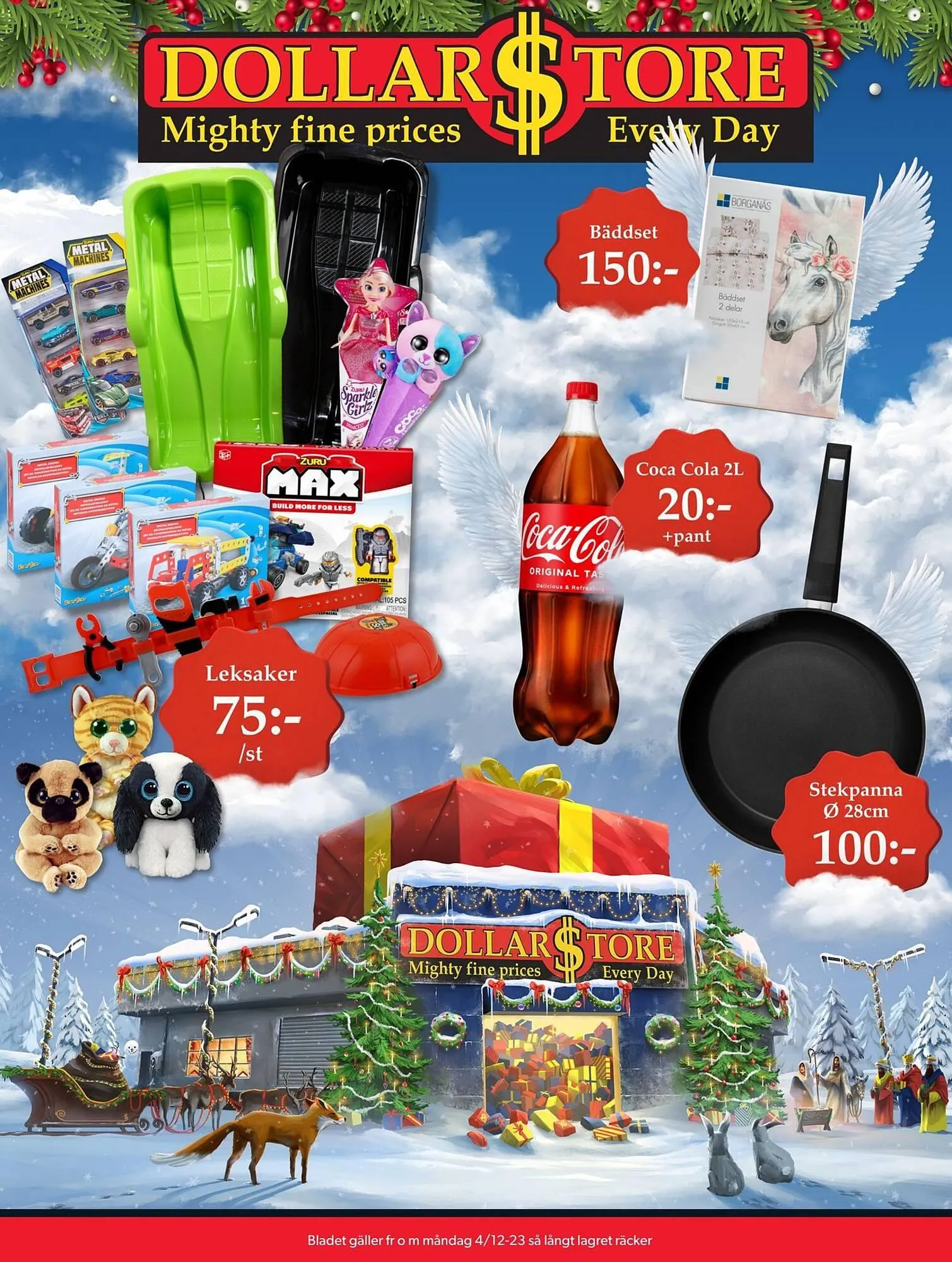 DollarStore reklamblad från 3 december till 10 december 2023 - Reklamblad sidor 1