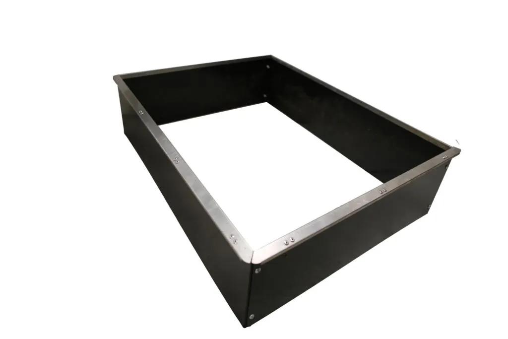 Snigelkant Odla halvpallskrage 80×60 cm obehandlad
