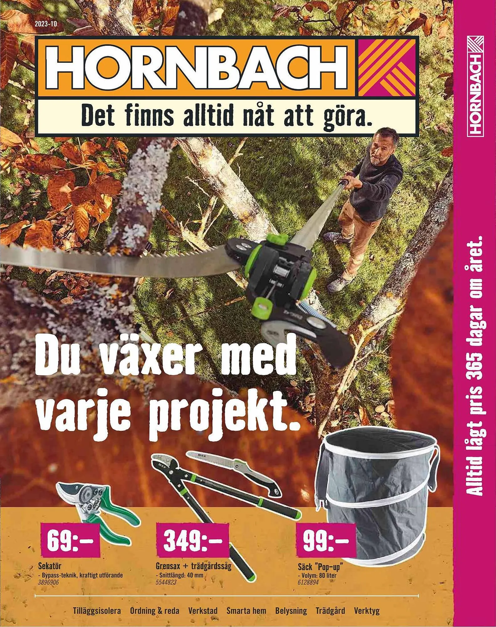 Hornbach reklamblad från 28 september till 25 oktober 2023 - Reklamblad sidor 1