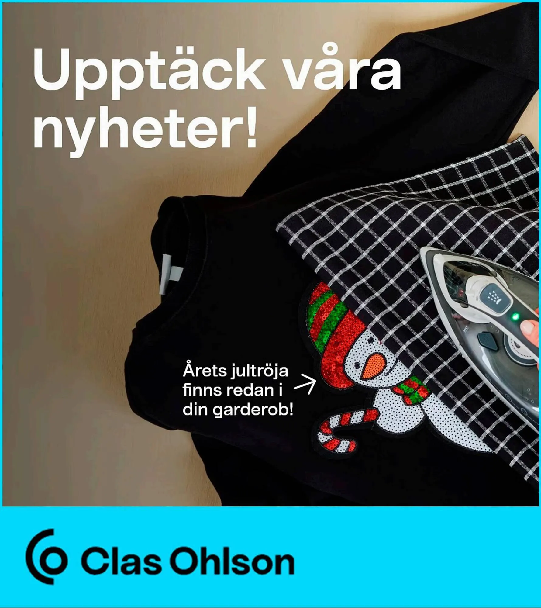 Clas Ohlson reklamblad från 31 oktober till 30 november 2023 - Reklamblad sidor 1