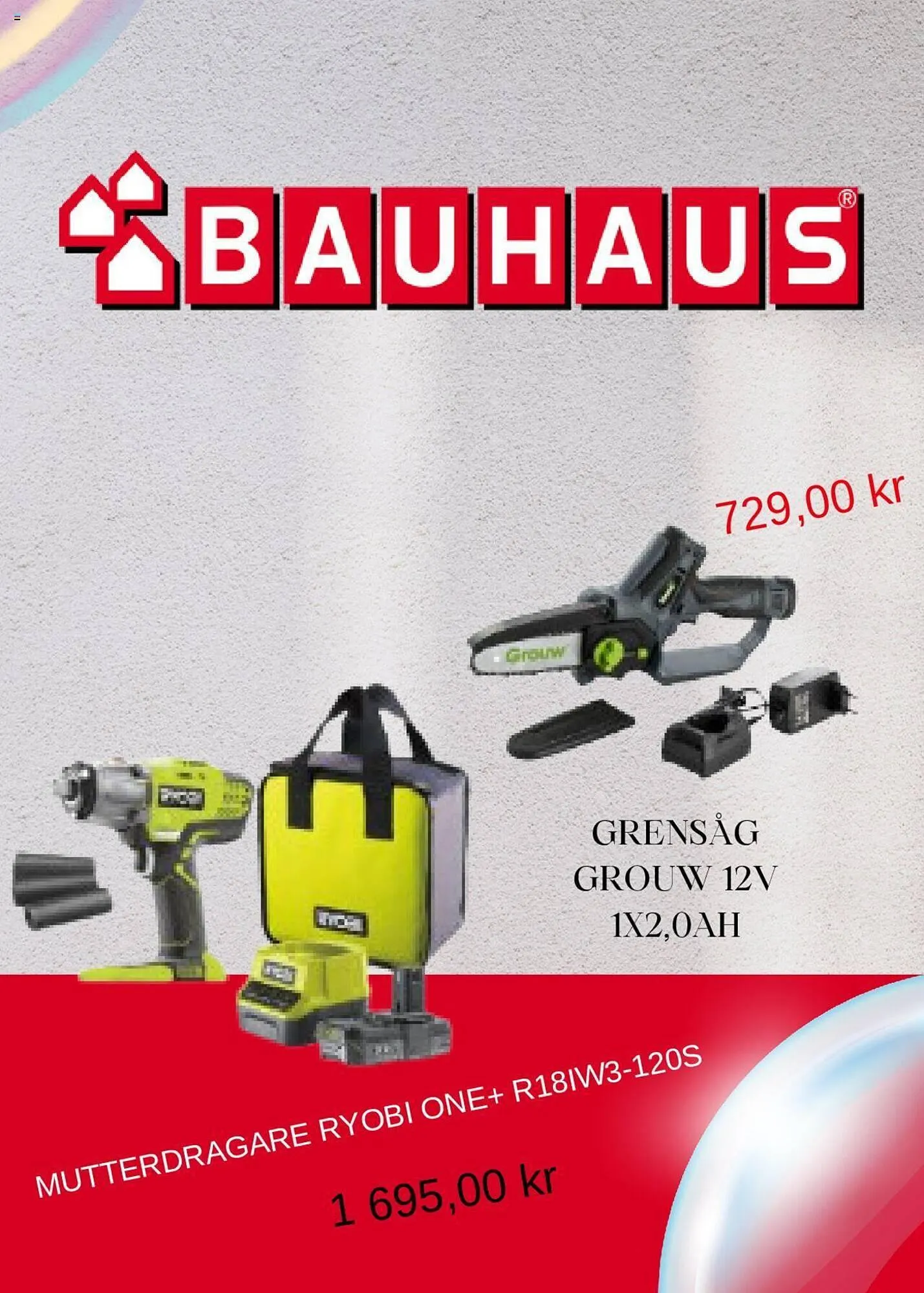 Bauhaus reklamblad från 21 oktober till 10 november 2024 - Reklamblad sidor 1