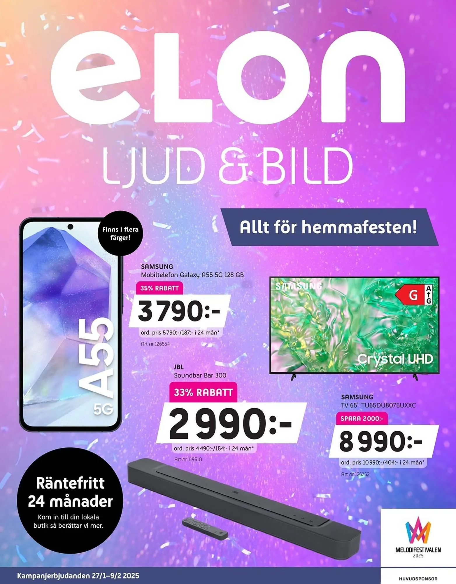 Elon reklamblad - 1