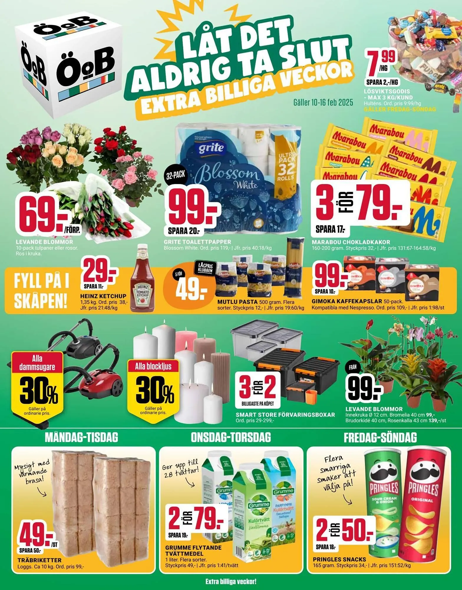 ÖoB reklamblad från 9 februari till 16 februari 2025 - Reklamblad sidor 1