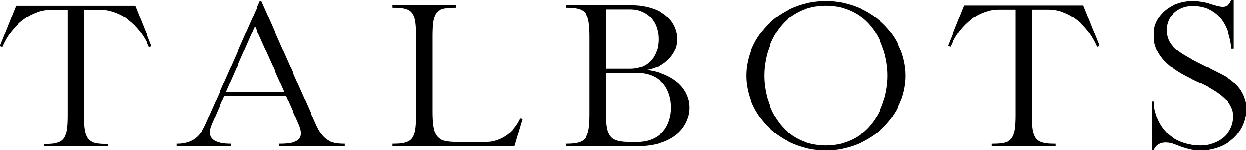 Talbots logo de catálogo