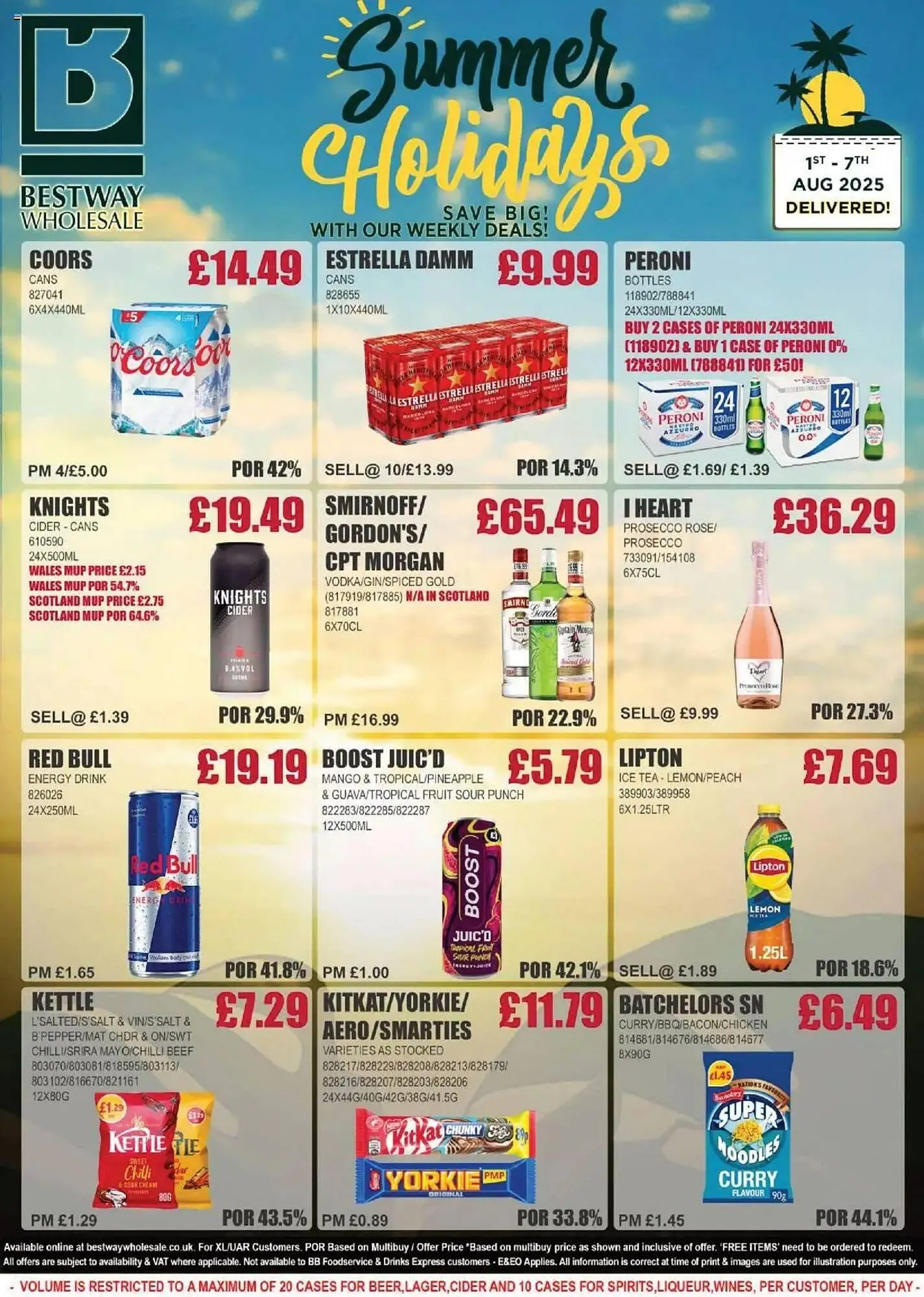 Bestway leaflet from 1 August to 7 August 2025 - Catalogue Page 1