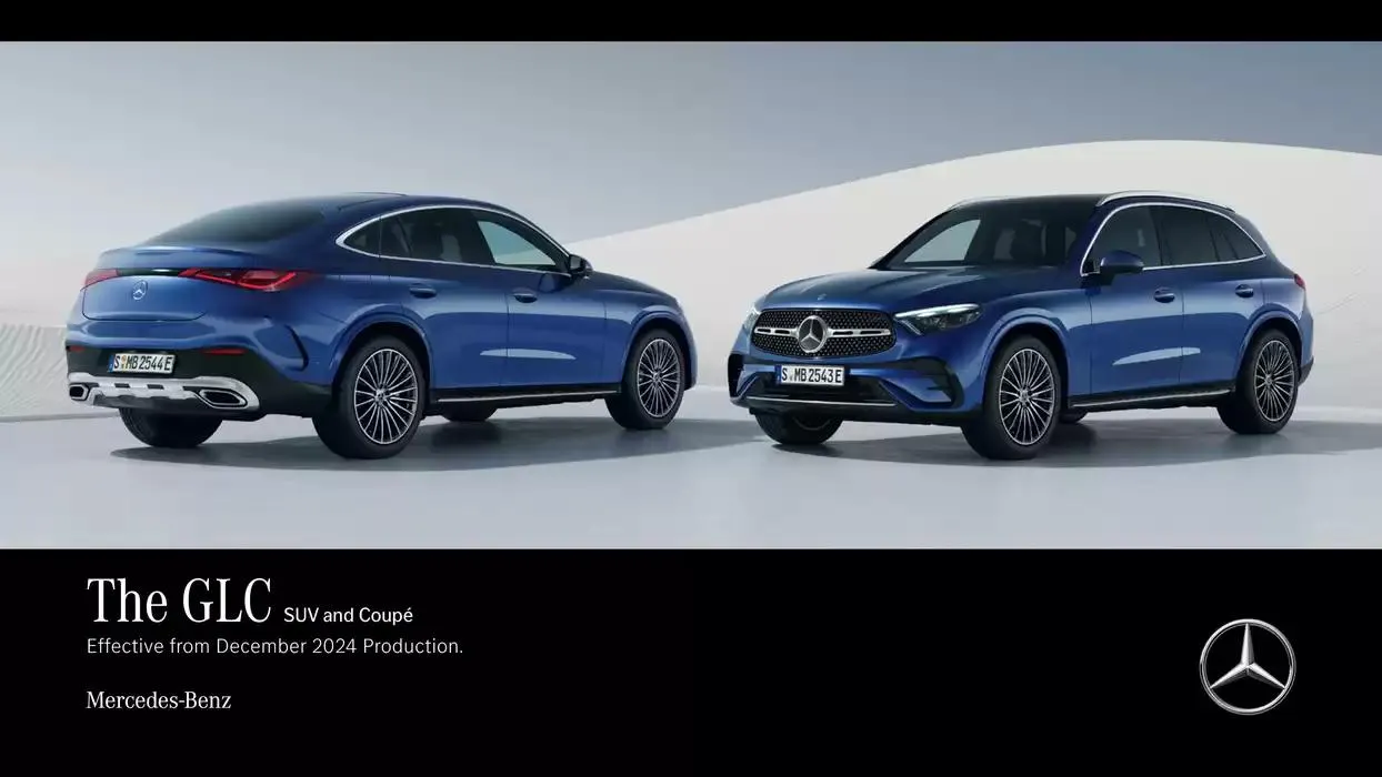 Mercedes Benz New GLC SUV &amp; Coupé from 2 November to 2 November 2025 - Catalogue Page 1