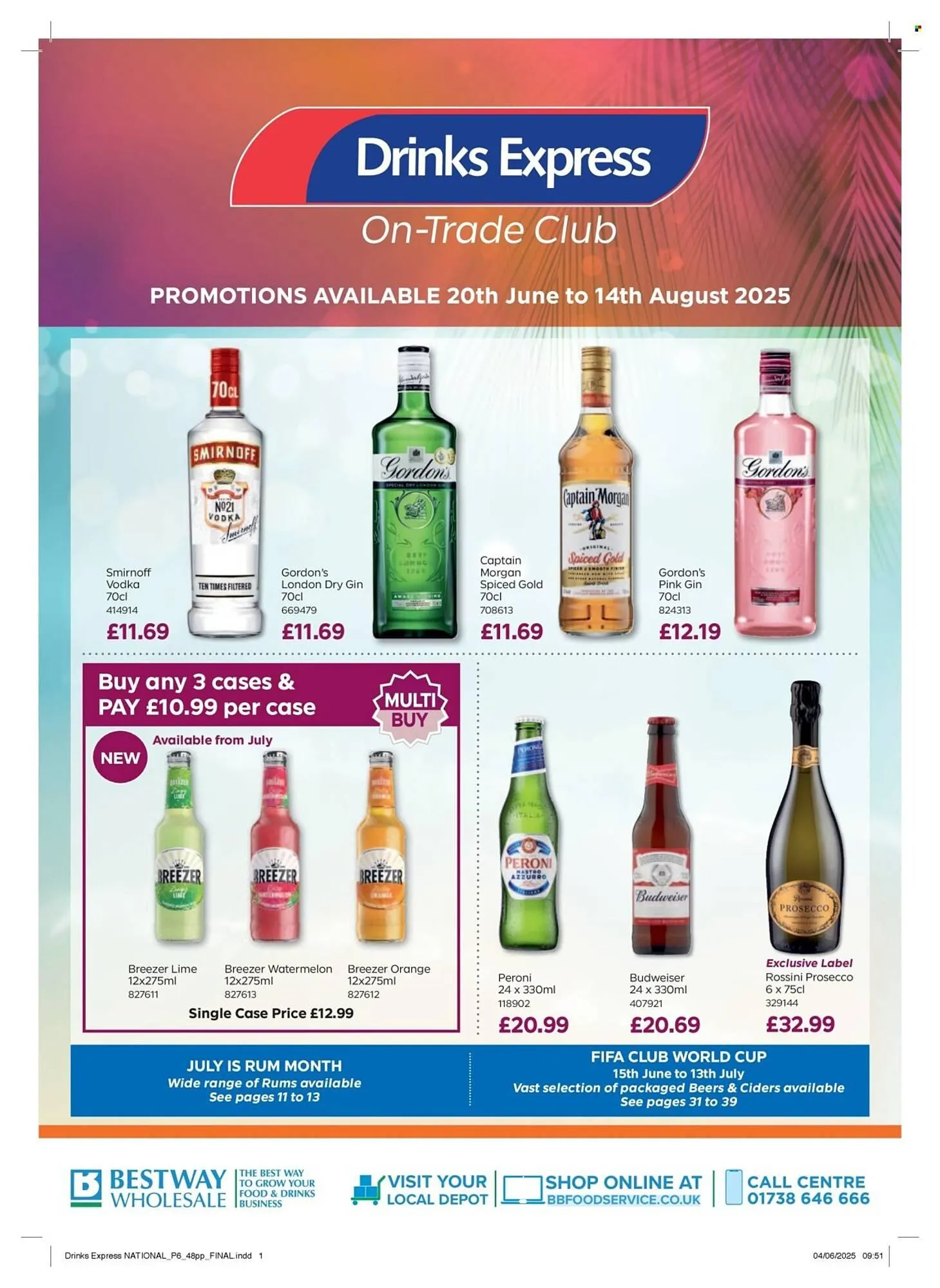 Bestway leaflet from 20 July to 14 August 2025 - Catalogue Page 1