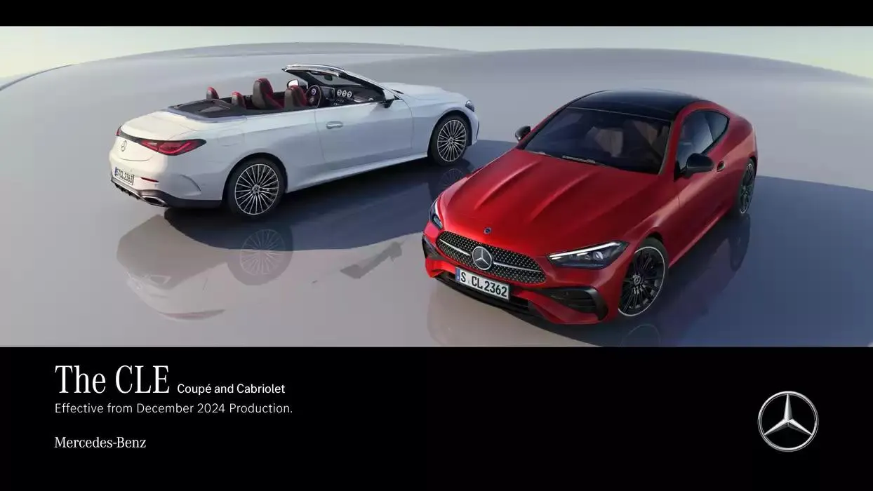 Mercedes Benz CLE Coupé from 9 October to 9 October 2025 - Catalogue Page 1