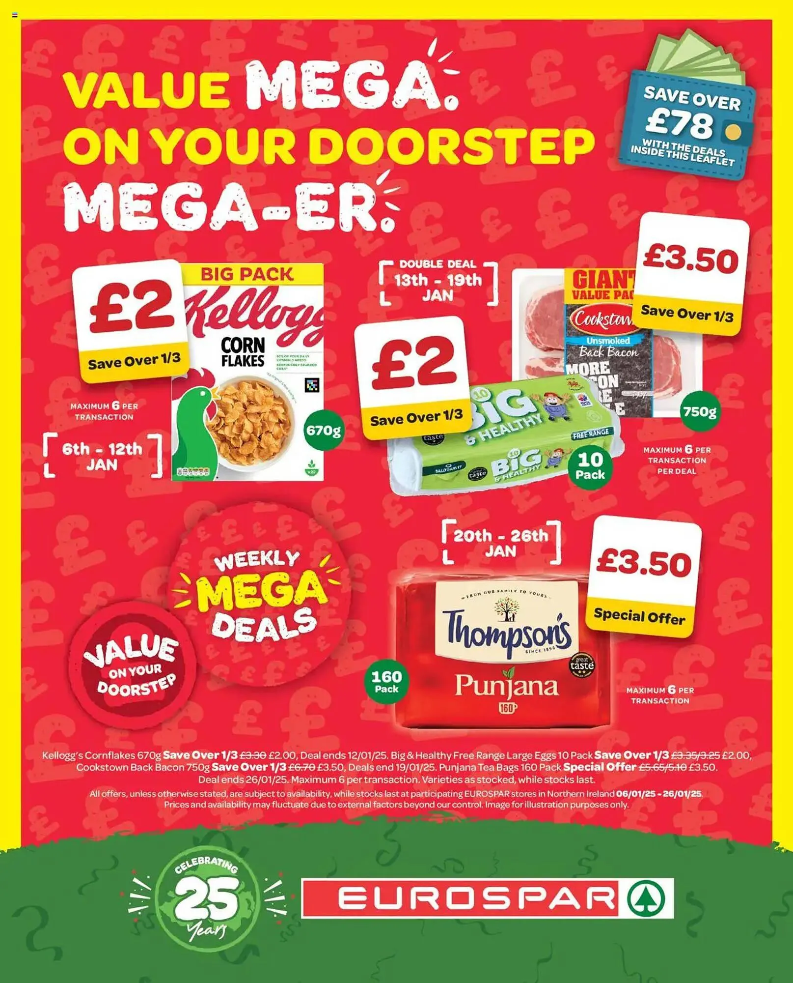 Spar leaflet from 6 January to 26 January 2025 - Catalogue Page 1