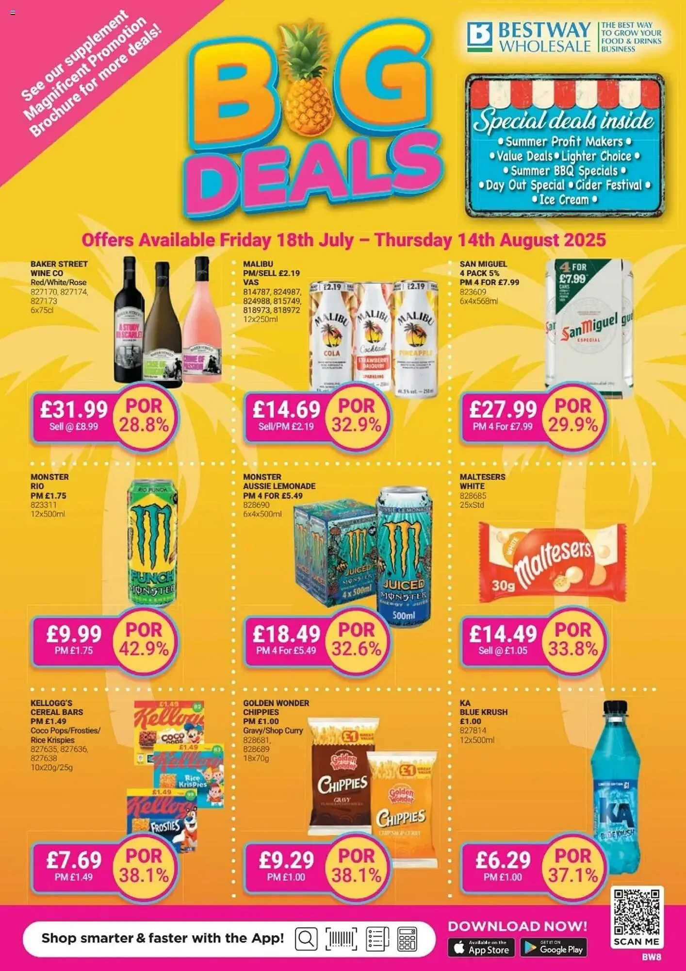 Bestway leaflet from 20 July to 14 August 2025 - Catalogue Page 1