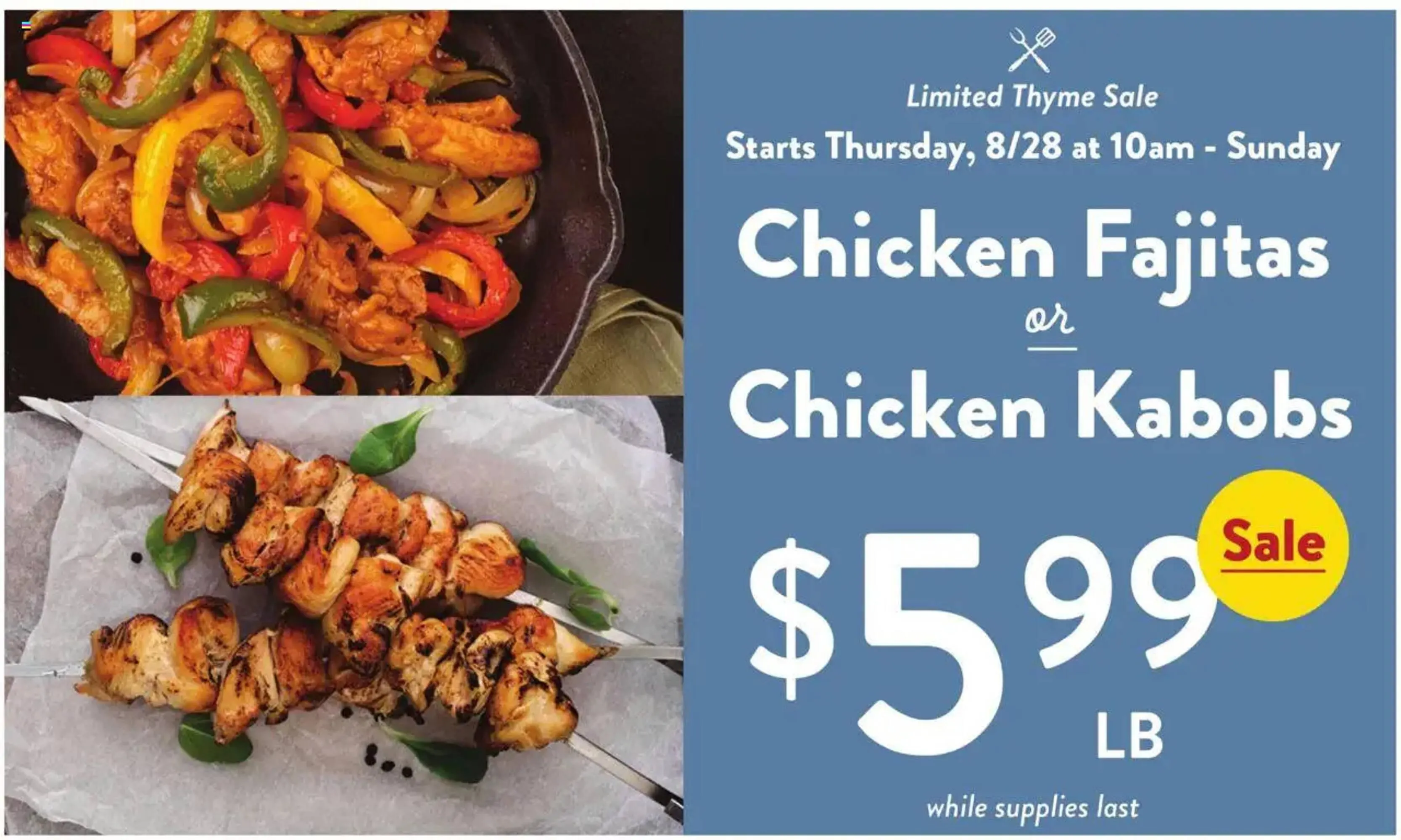 Weekly ad Fresh Thyme Weekly Ad from August 27 to August 28 2025 - Page 1