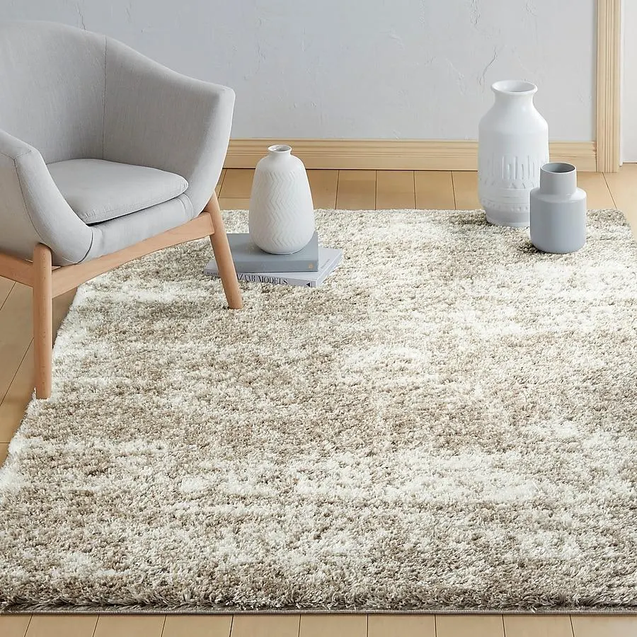Origin 21 Taupe Shade 8 x 10 (ft) Loomed Taupe Rectangular Indoor Abstract Area rug Pet Friendly