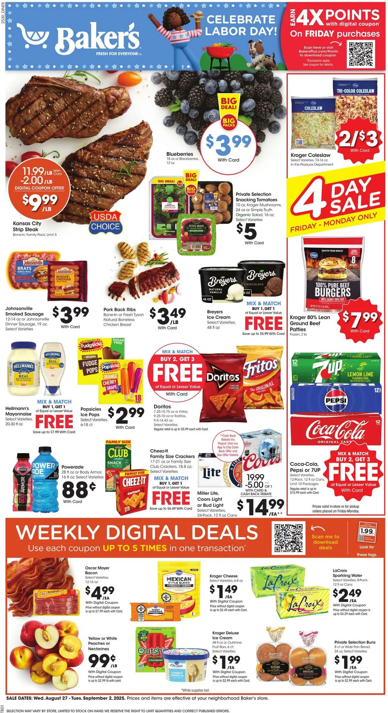 Weekly ad Baker's from August 27 to September 2 2025 - Page 1