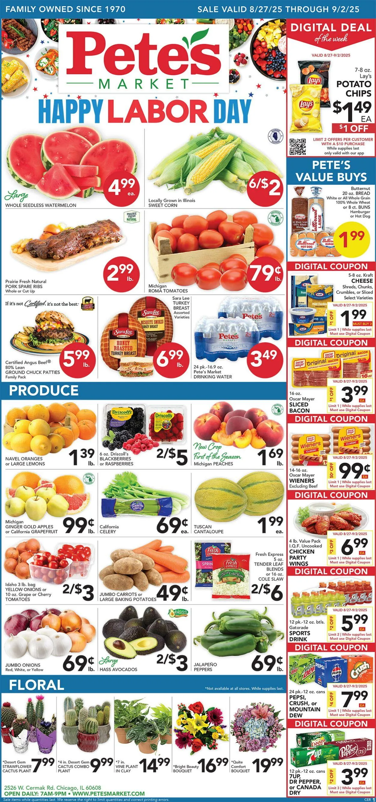 Weekly ad Pete's Fresh Market Current weekly ad from August 20 to August 26 2025 - Page 1
