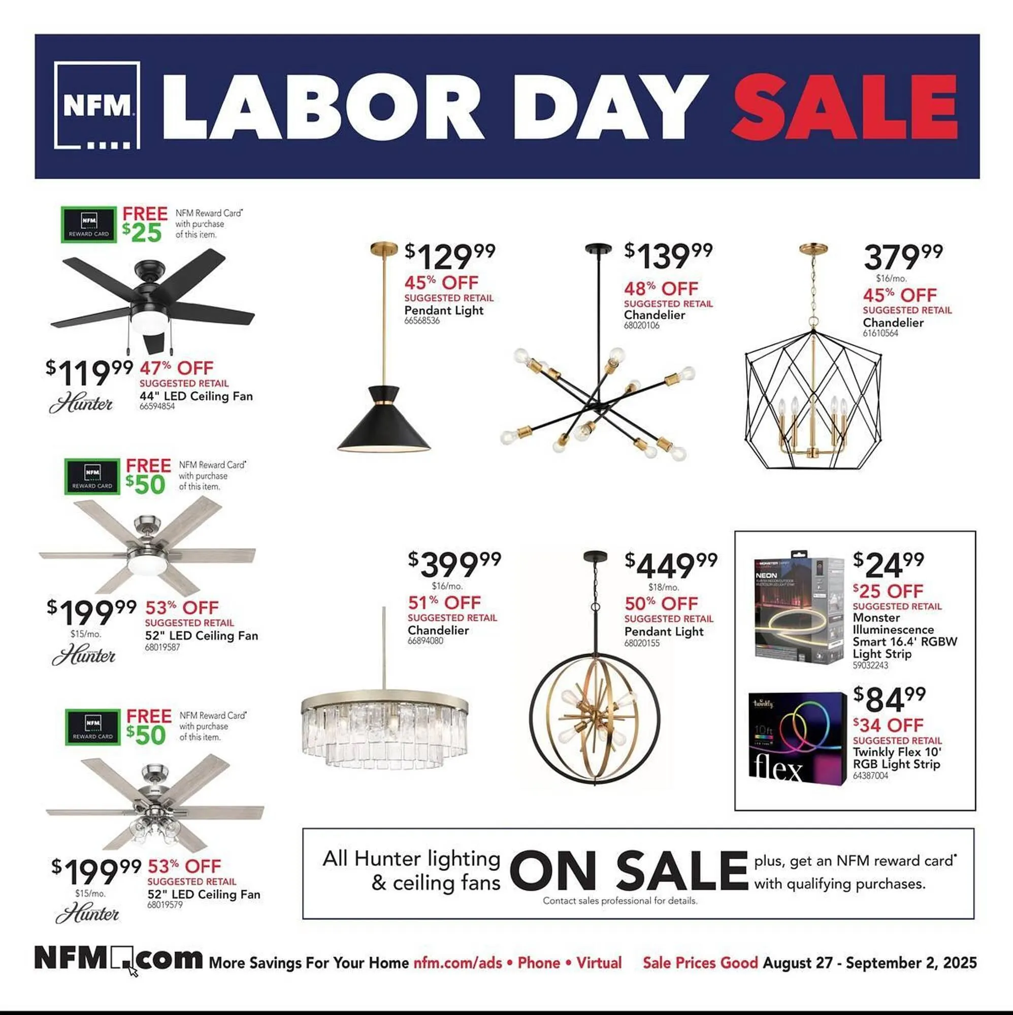 Weekly ad Nebraska Furniture Mart Weekly Ad from August 27 to September 2 2025 - Page 1