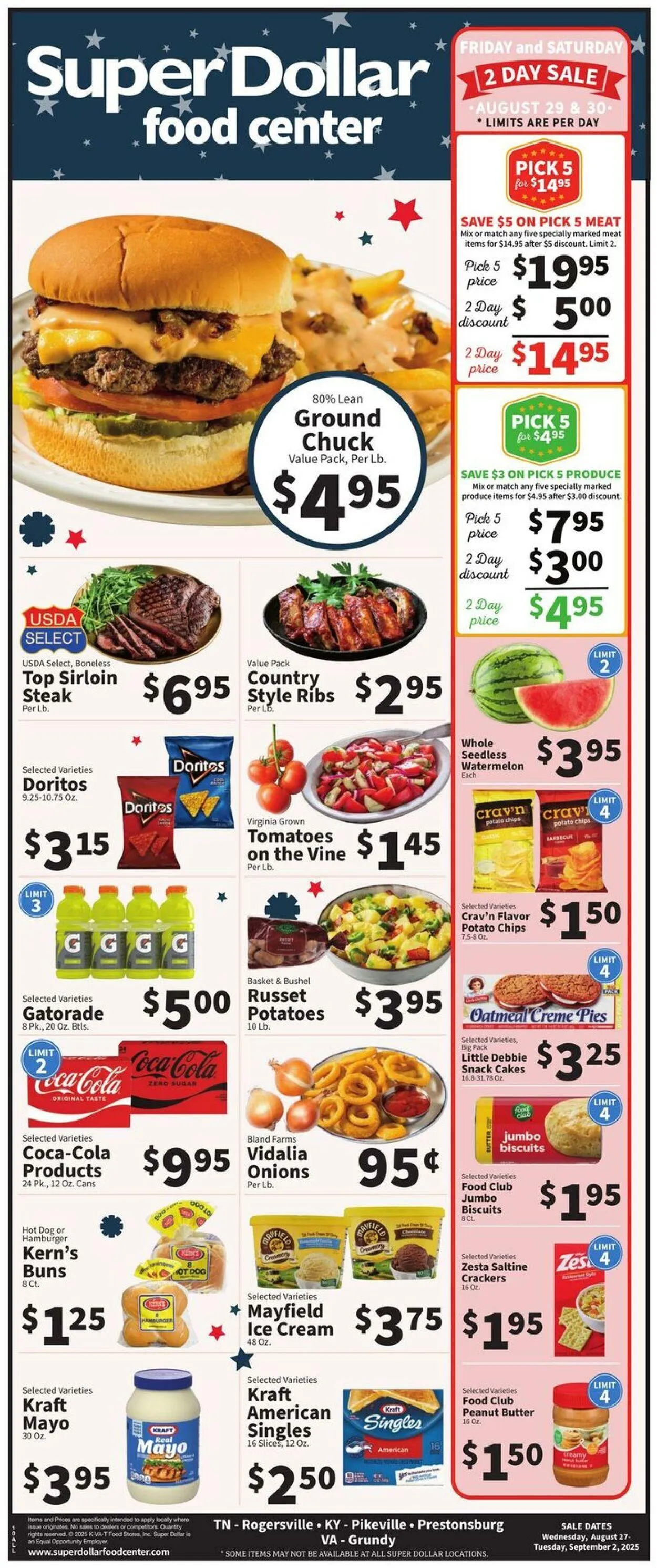 Weekly ad Super Dollar Stores from August 27 to September 2 2025 - Page 1