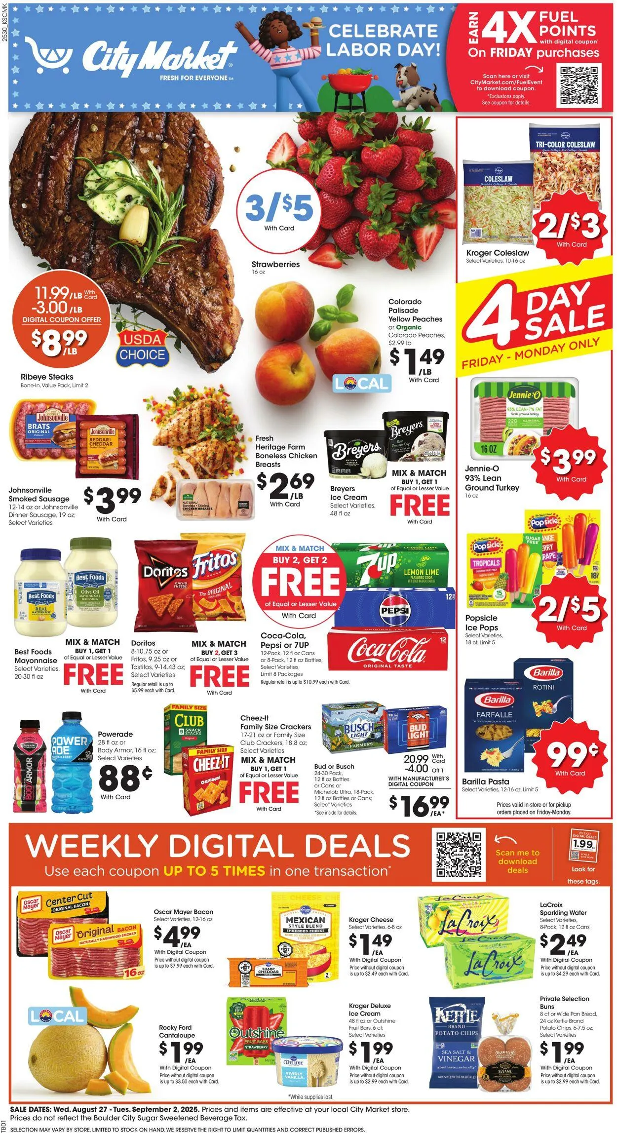 Weekly ad City Market from August 27 to September 2 2025 - Page 1