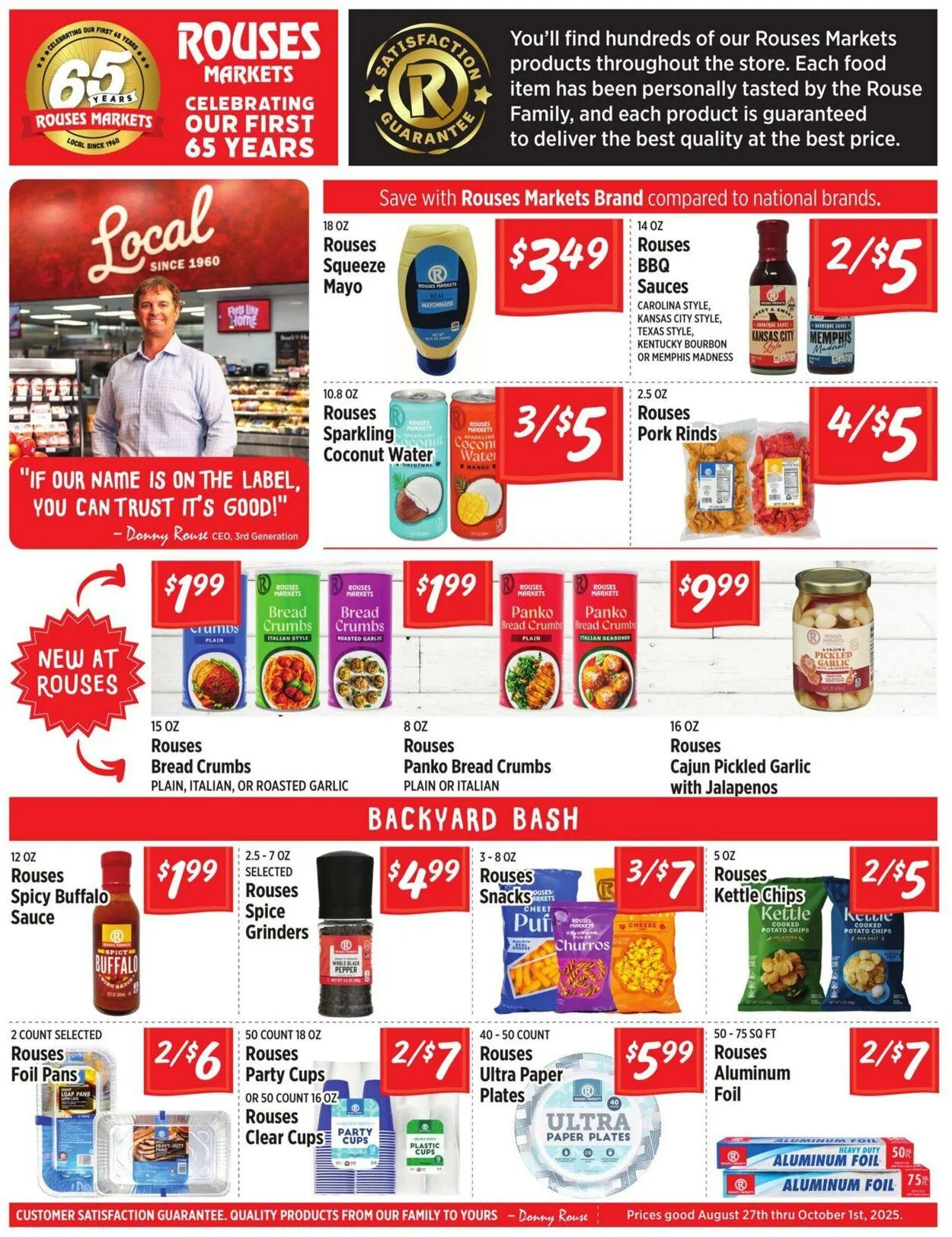Weekly ad Rouses Current weekly ad from August 27 to October 1 2025 - Page 1