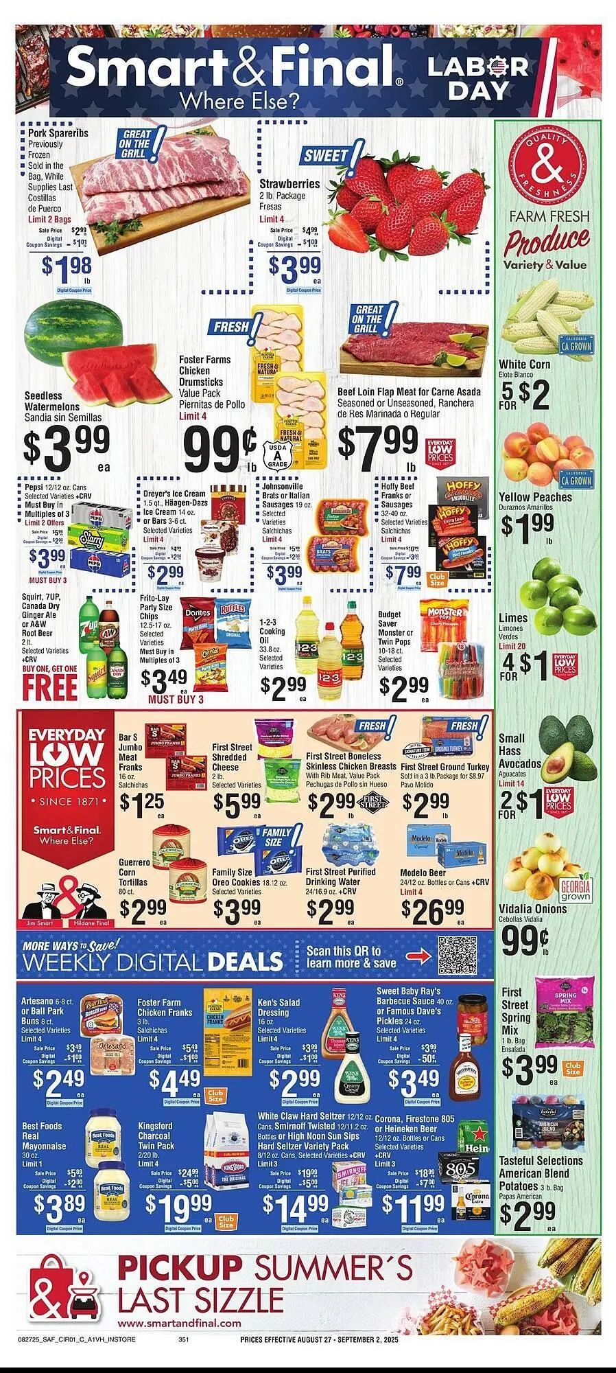 Weekly ad Smart & Final Weekly Ad from August 27 to September 2 2025 - Page 1