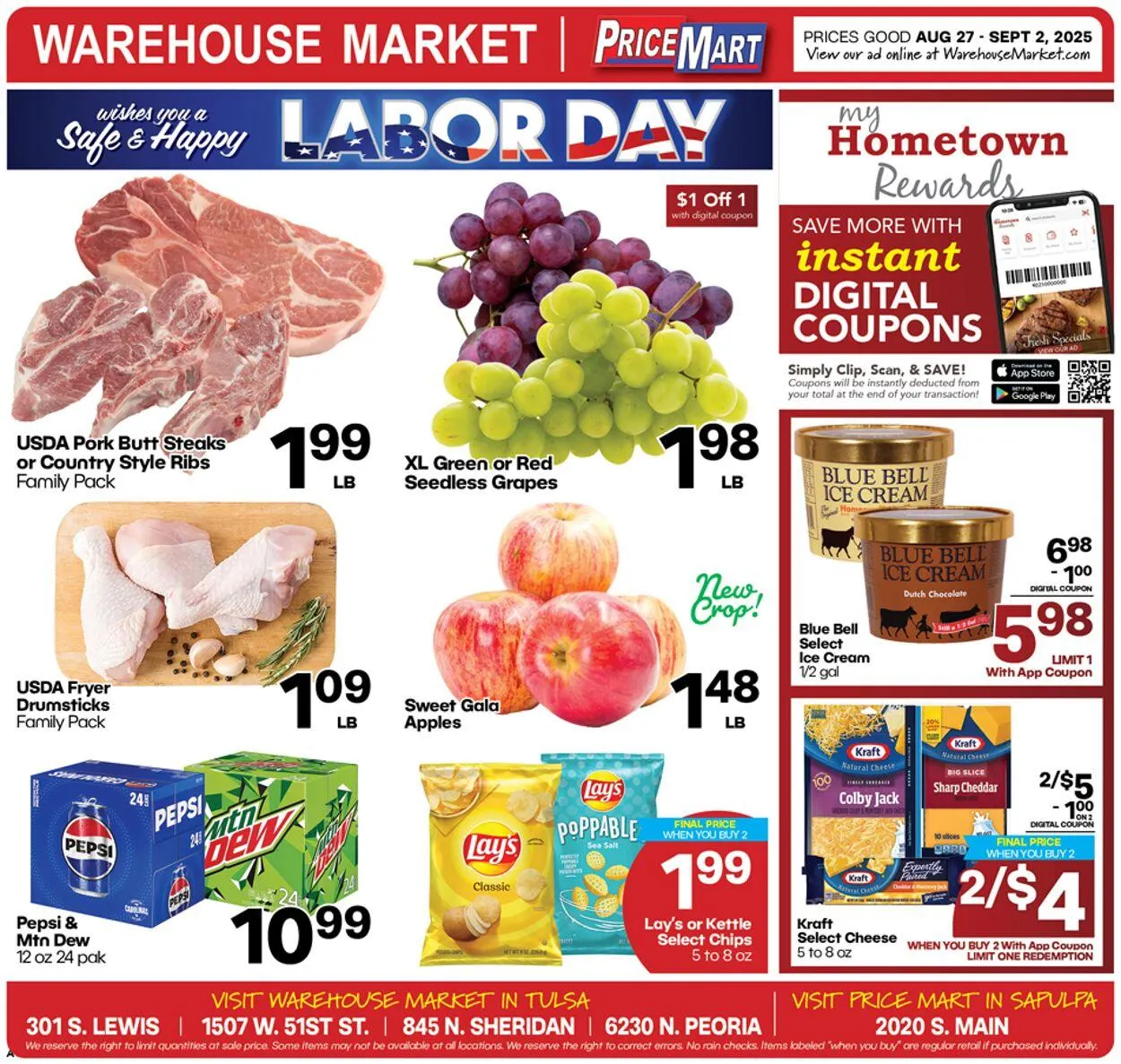 Weekly ad Warehouse Market from August 27 to September 2 2025 - Page 1