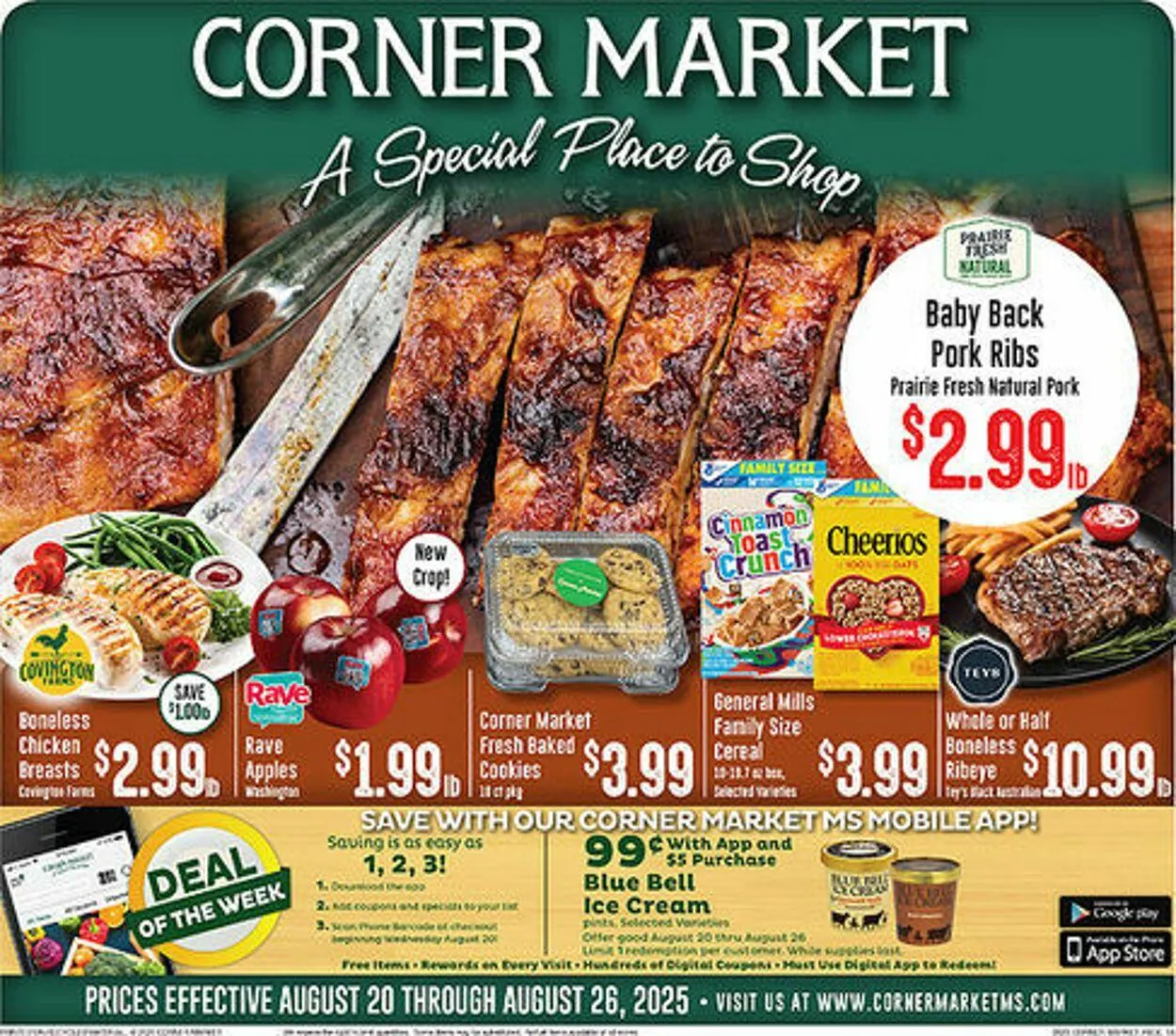 Weekly ad Corner Market from August 27 to September 2 2025 - Page 1