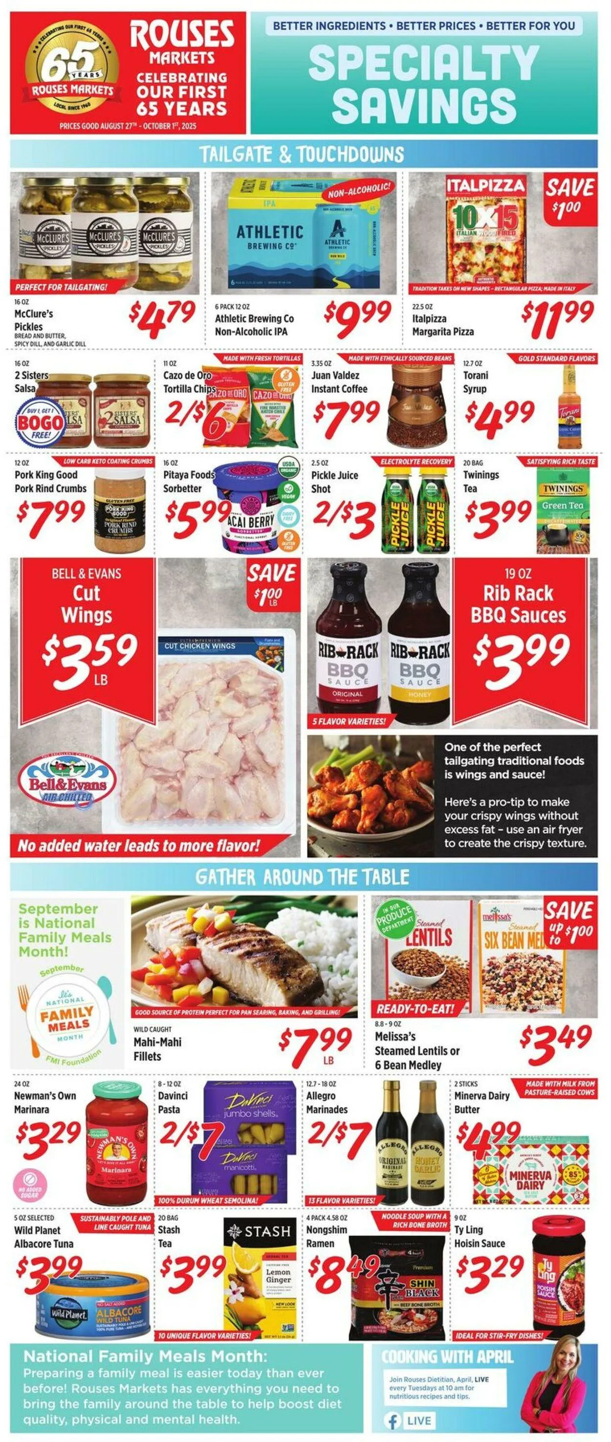 Weekly ad Rouses Current weekly ad from August 27 to October 1 2025 - Page 1