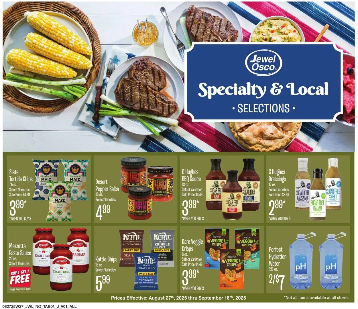 Weekly ad Jewel Osco Current weekly ad from August 27 to September 16 2025 - Page 1