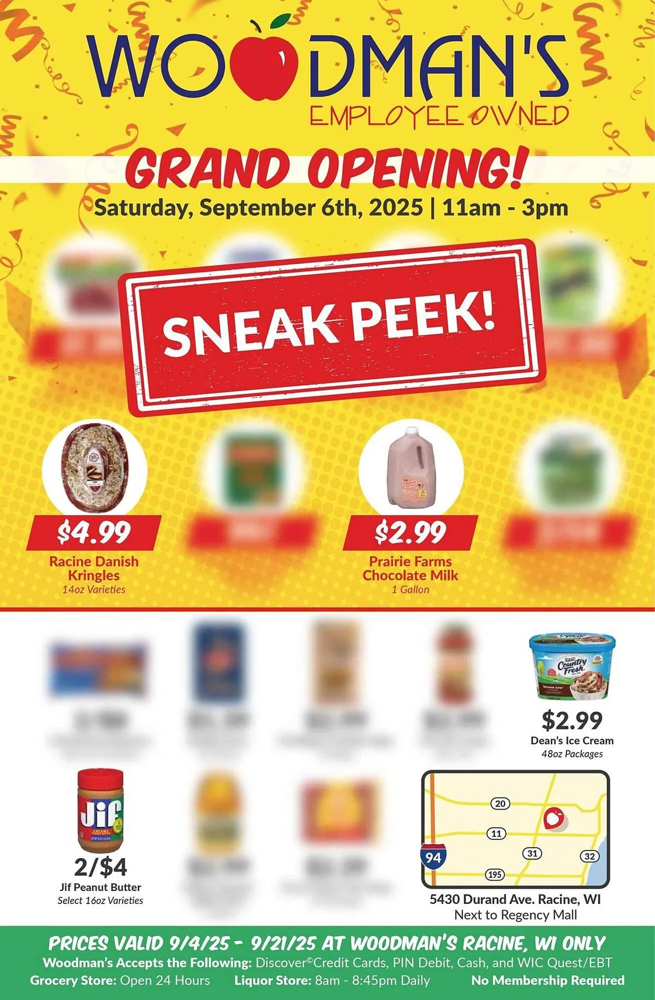 Weekly ad Woodman's Weekly Ad from September 4 to September 21 2025 - Page 1