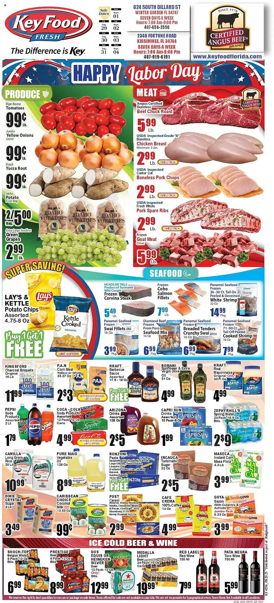 Weekly ad Key Food Weekly Ad from September 1 to September 8 2025 - Page 1
