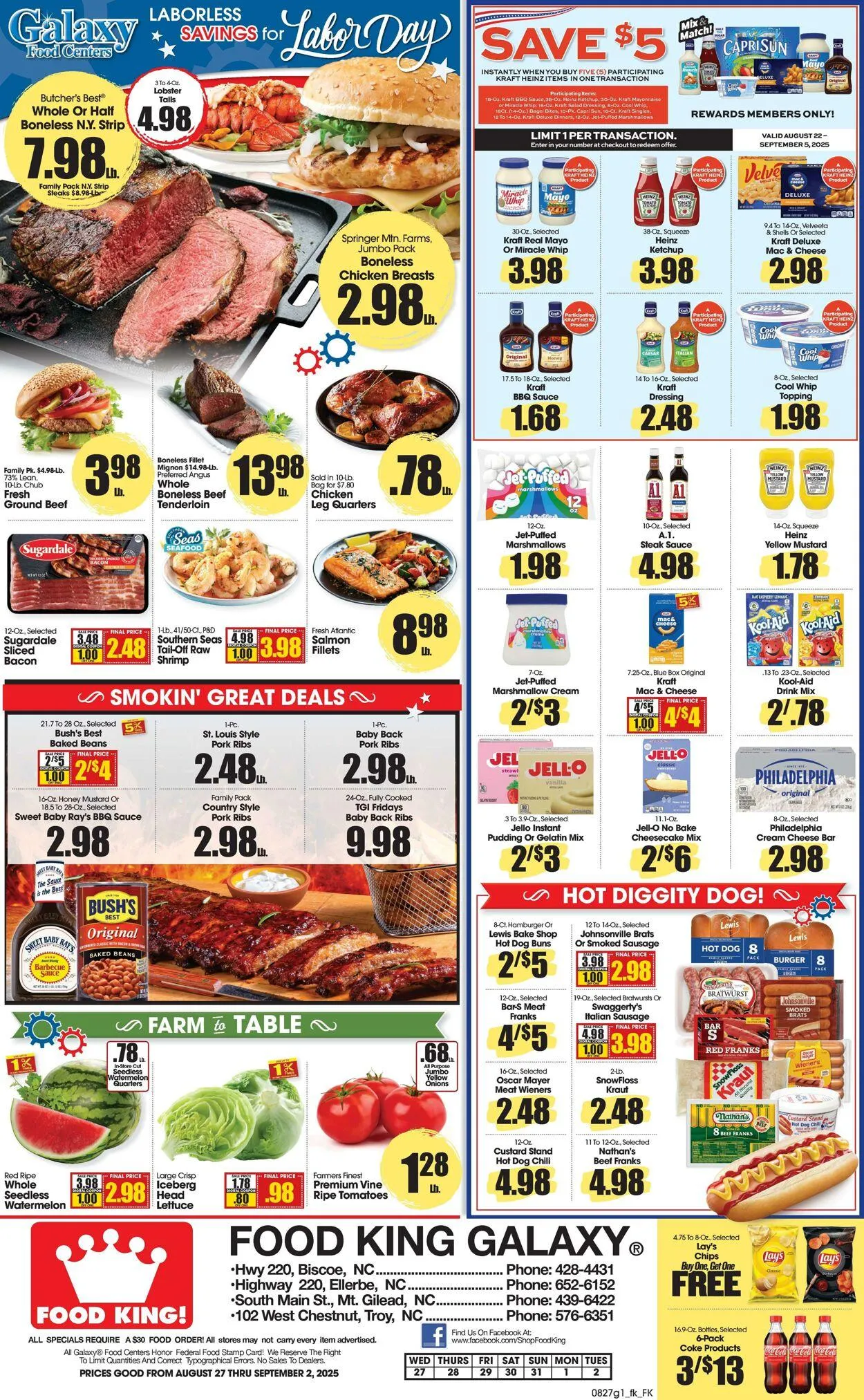 Weekly ad Food King Current weekly ad from August 27 to September 2 2025 - Page 1
