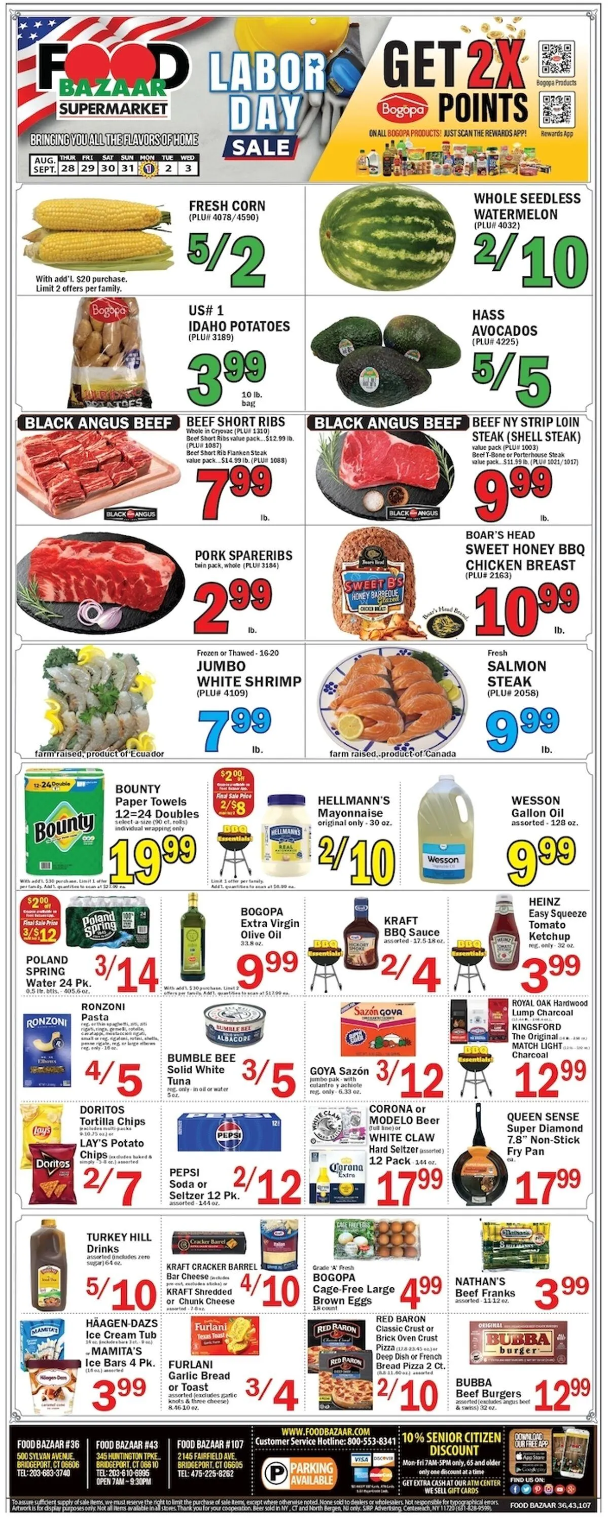 Weekly ad Food Bazaar Current weekly ad from August 28 to September 3 2025 - Page 1